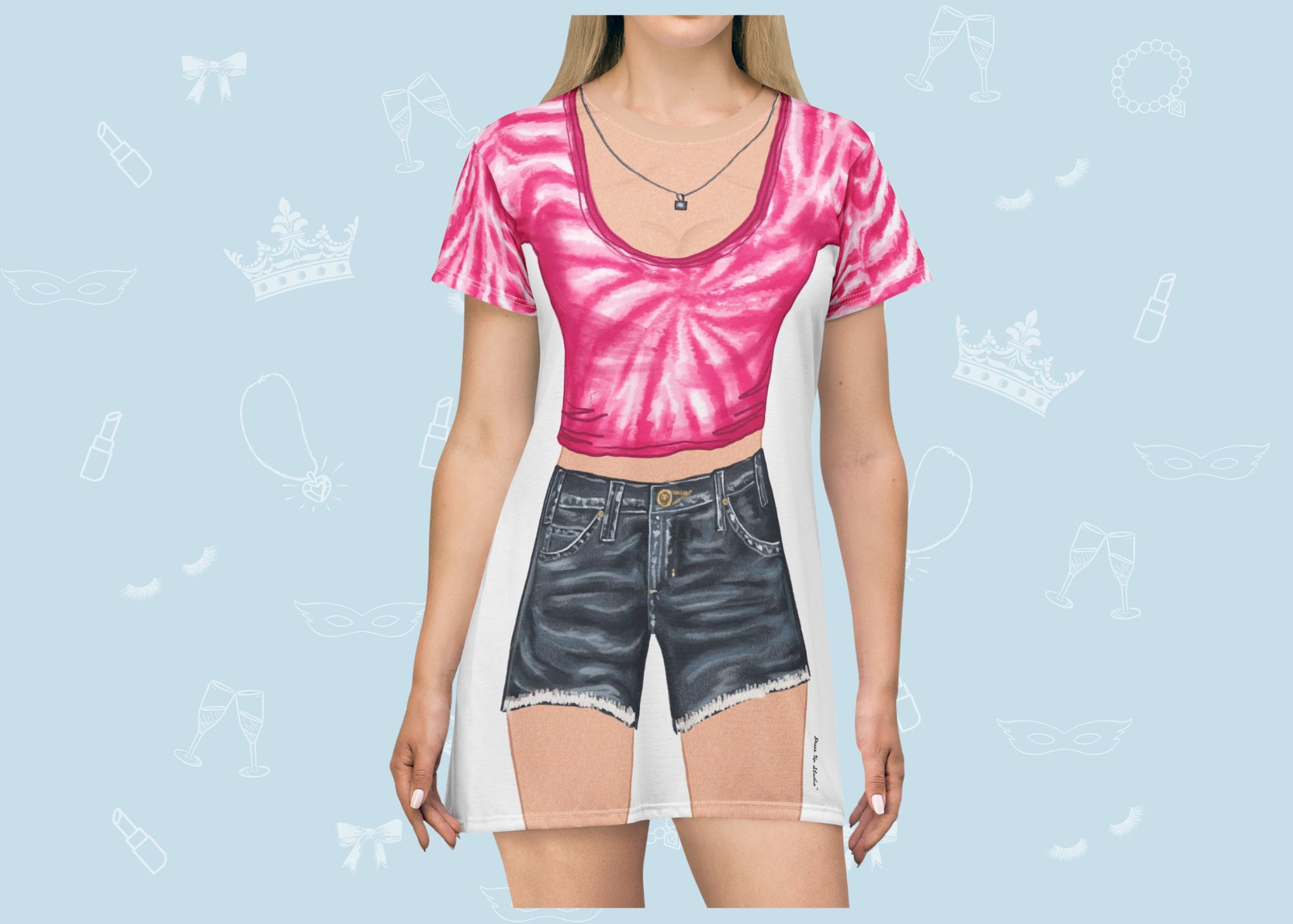 Laundry Day T-Shirt Dress, Fun Casual Loungewear