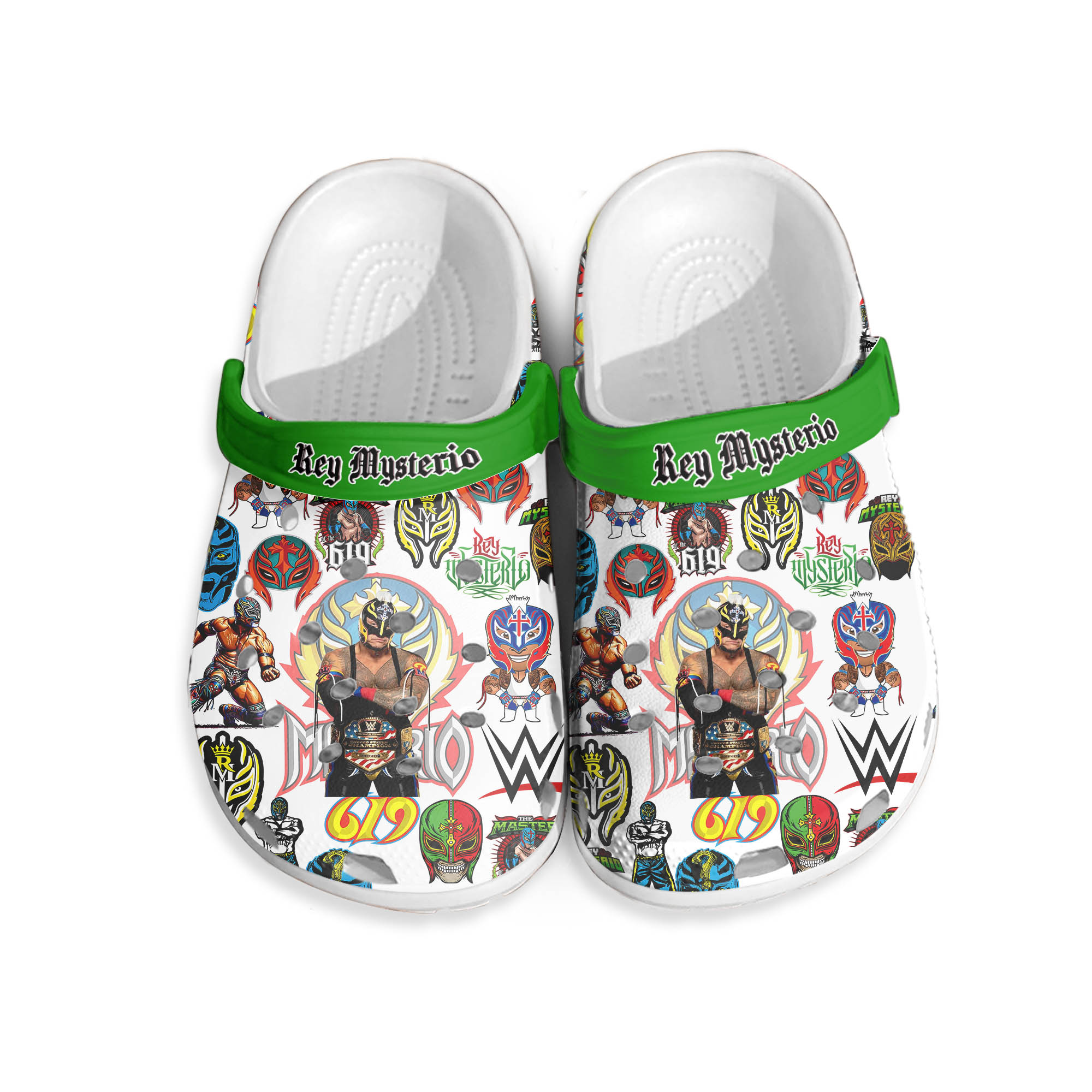 Wrestling Entertainment Rey Mysterio Clogs Shoes