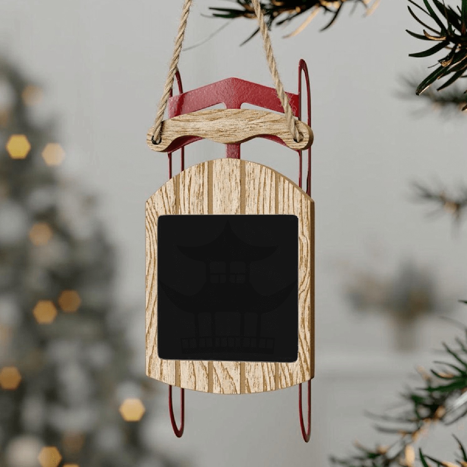 Japanese Temple Sled Ornaments
