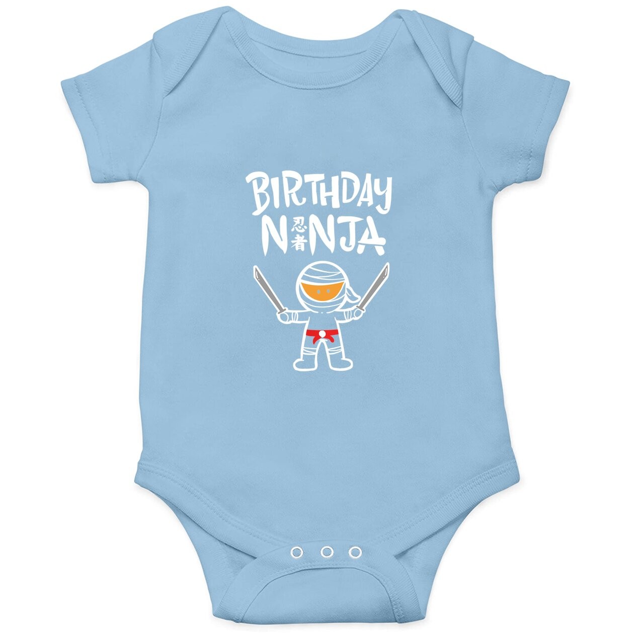 Birthday Ninja Baby Bodysuit