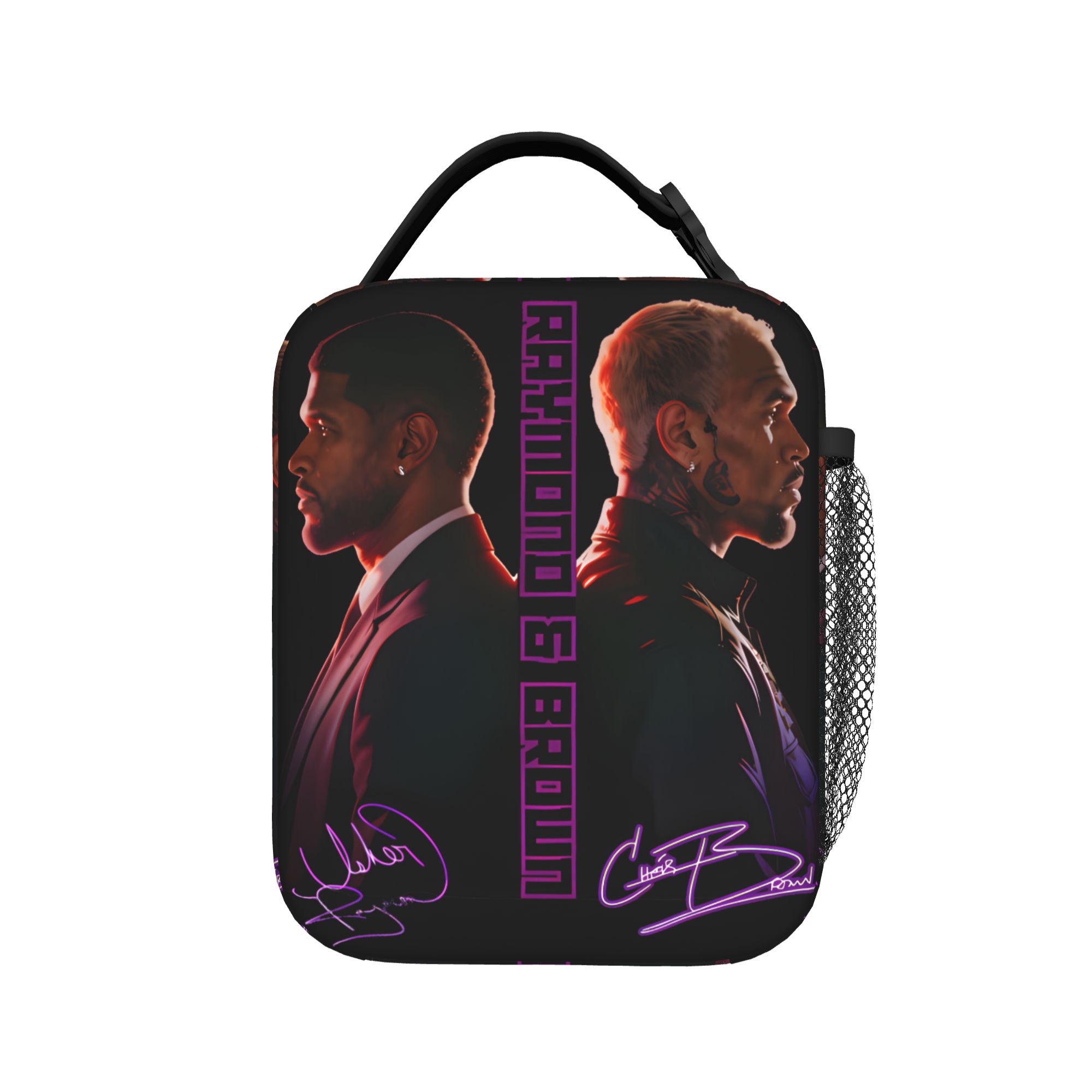 Chris Brown Usher R&B Tour 2026 Kids Lunch Bag Thermal Insulated Food Container