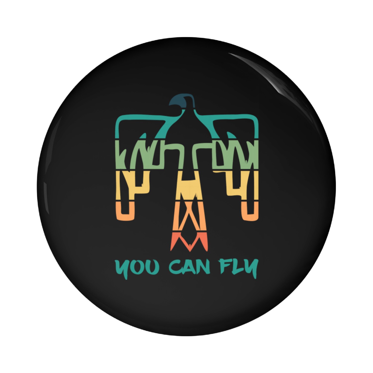 You can fly Pin Buttons