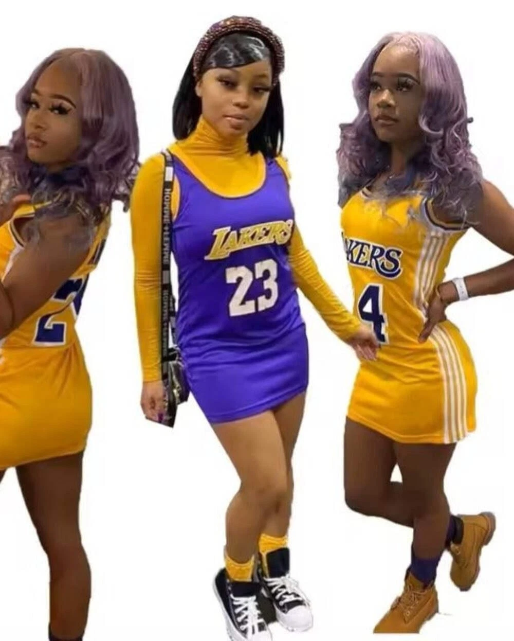 Basketball Jersey Dress for Women - Comfortable Fit, Stretchy Spandex, Versatile Style