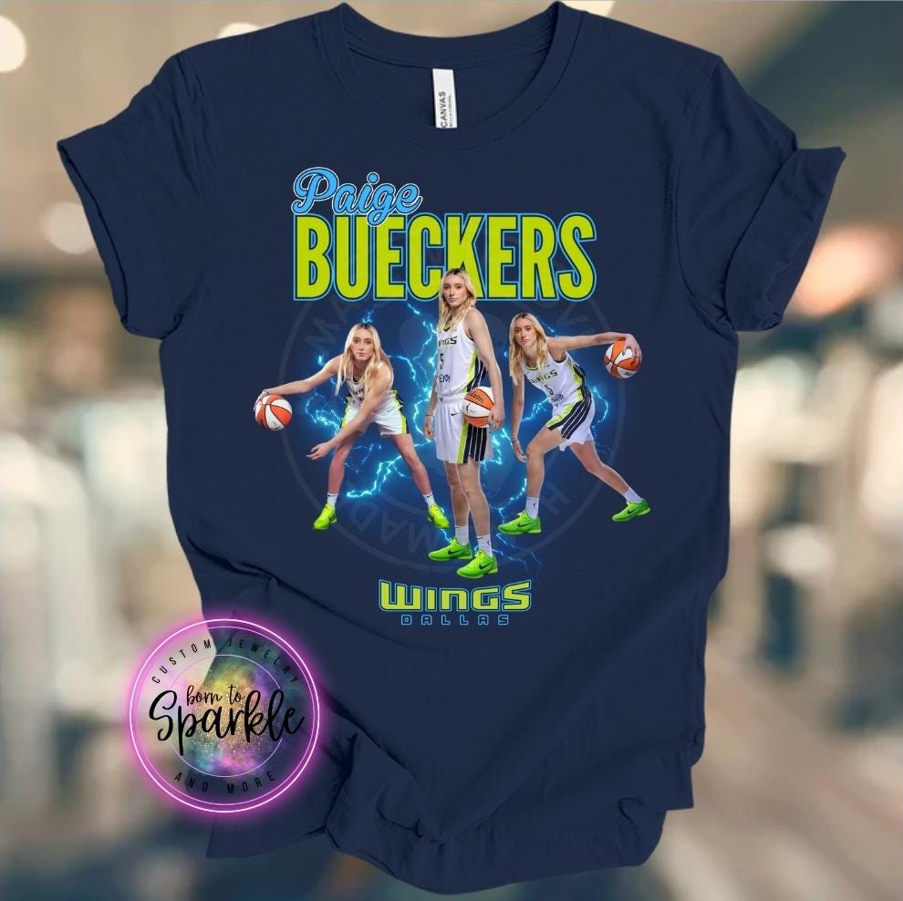 Paige Bueckers Unisex Graphic tee, Dallas Wings, Womens Basketball