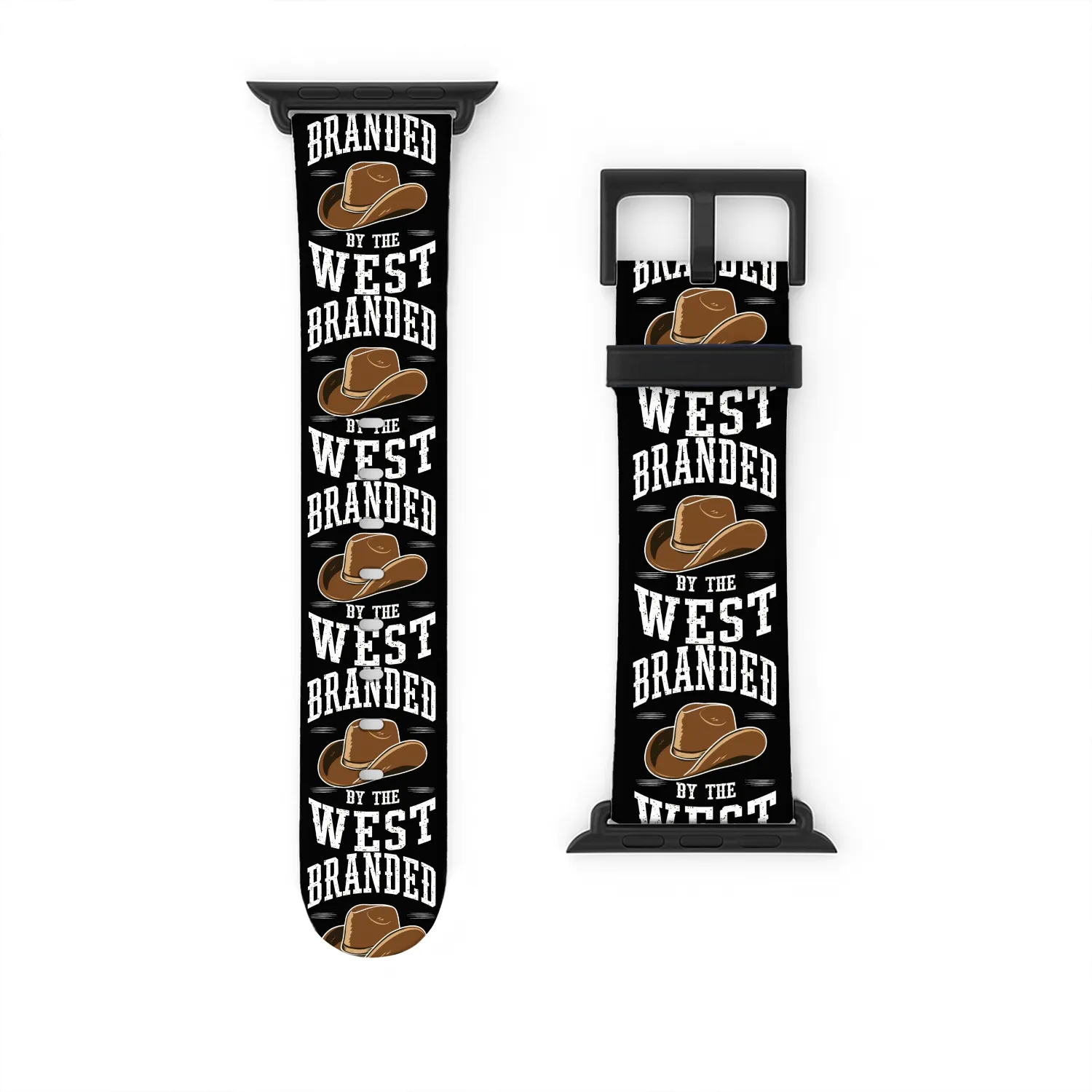 Cowboy Lifestyle Western Theme with Horses and Watch Bands For Apple Watch