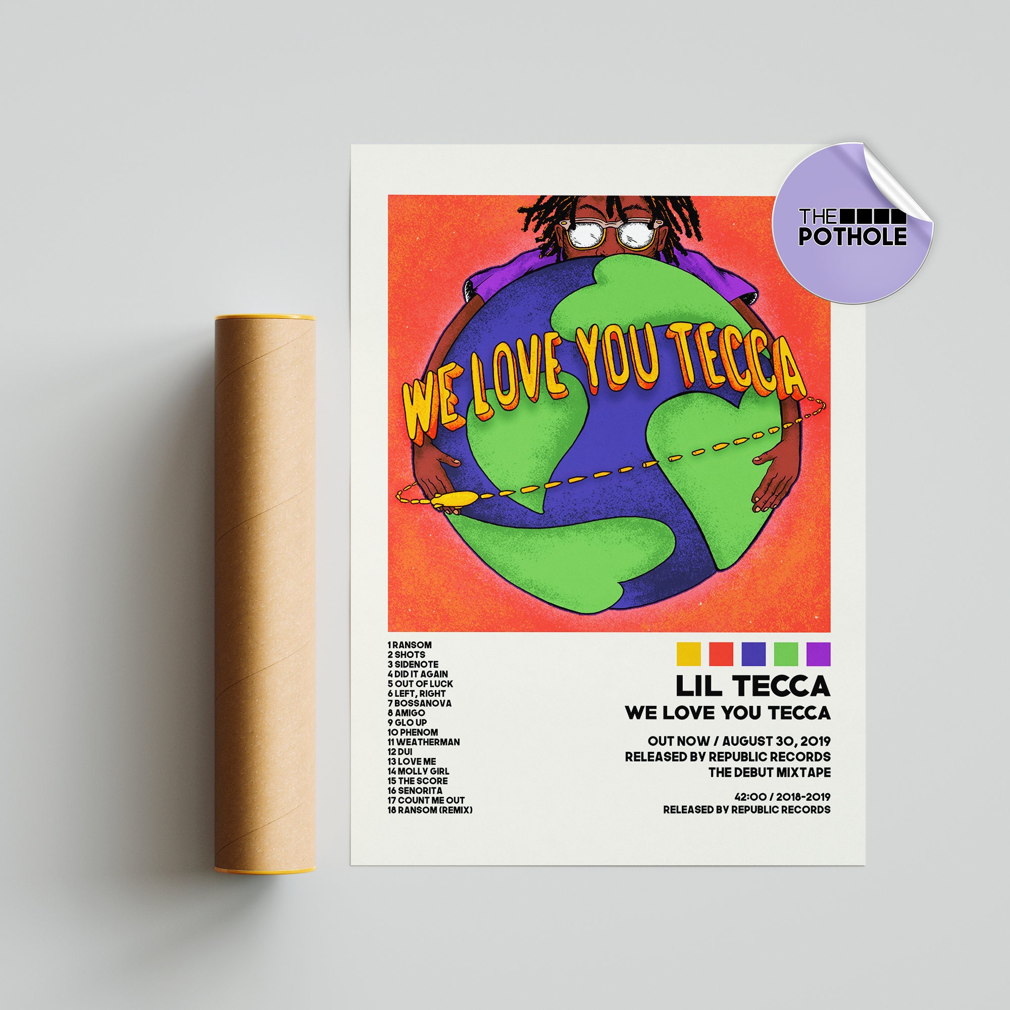 Lil Tecca Poster | We Love You Tecca Poster