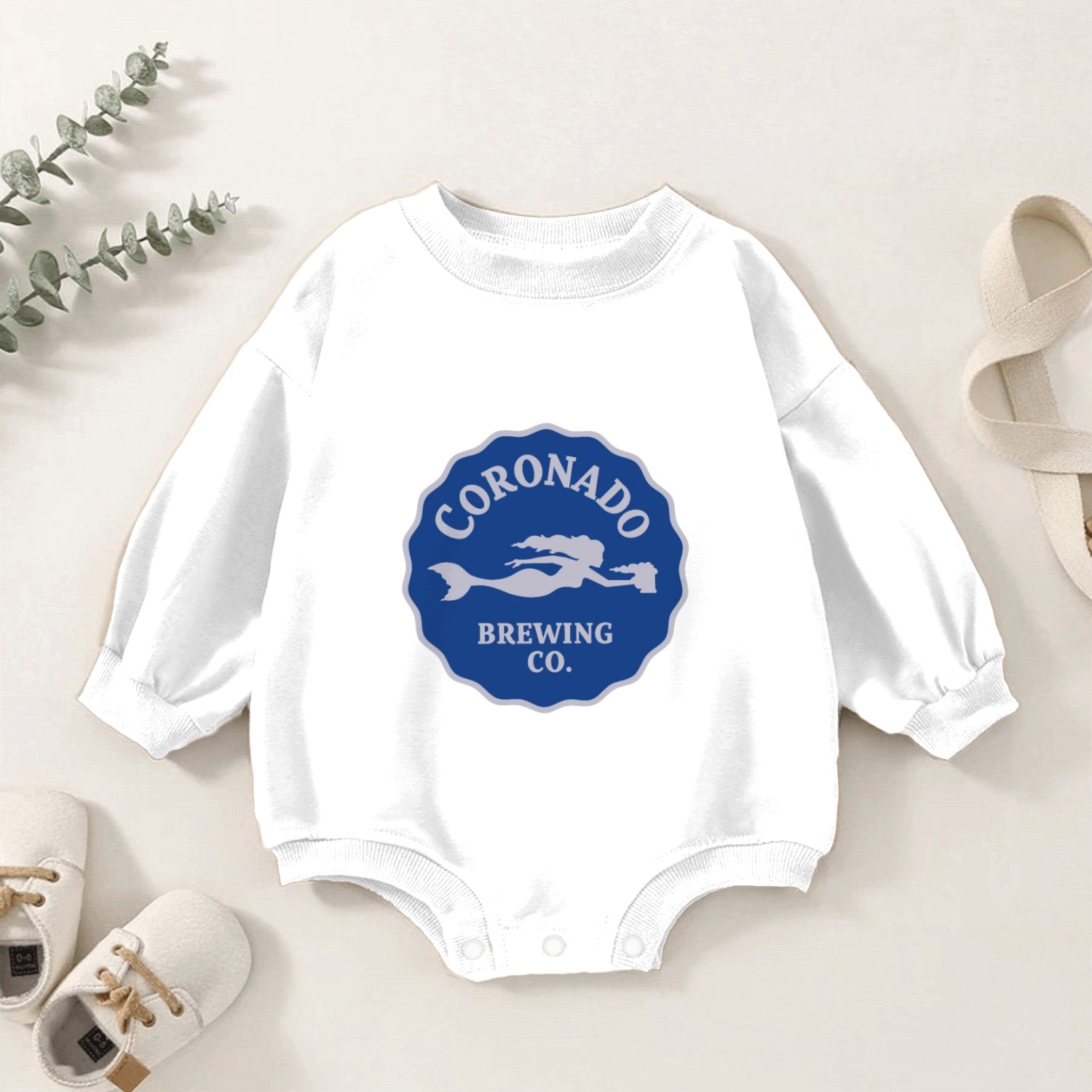 Coronado Brewing Baby Romper Sweatshirts