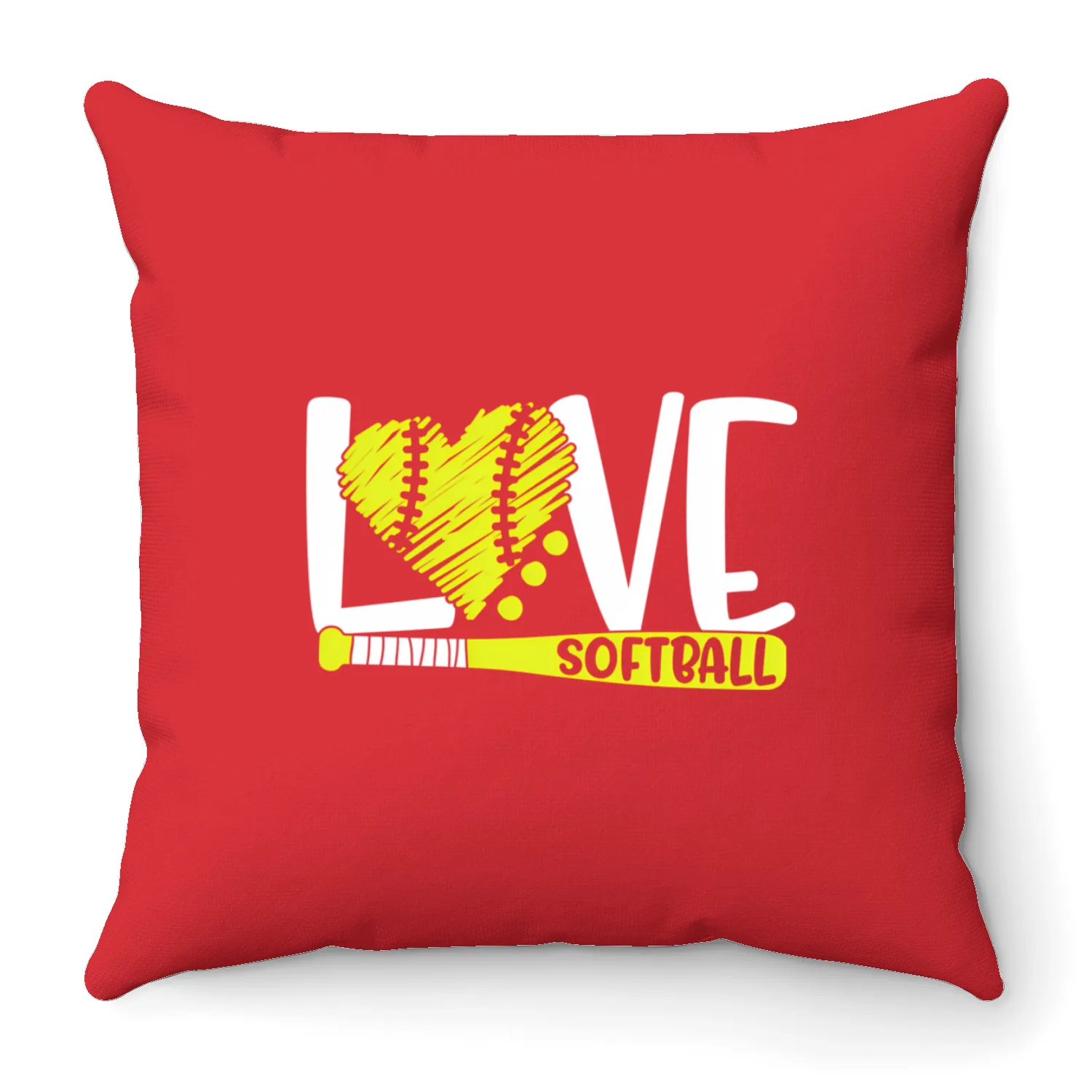 Softball Sayings Forn And Throw Pillows