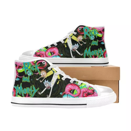 Rick and Rickandmorty Men's Athletic High Top Sneaker