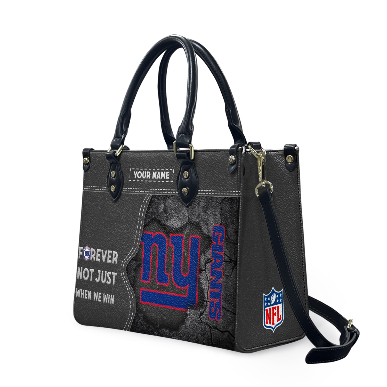Personalized New York Football Team NY Giantss Leather Handbag Gift