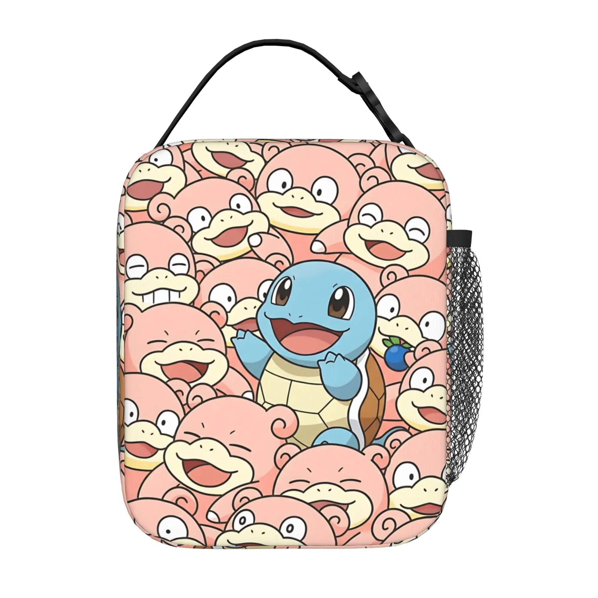 PKM Cartoon Theme Insulated Kids Lunch Bag Student Bento Lunch Handbag Meal Pack