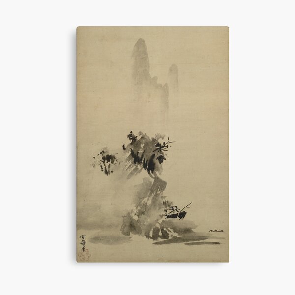 Sesshu Toyo - Broken Ink Landscape (1495) Canvas