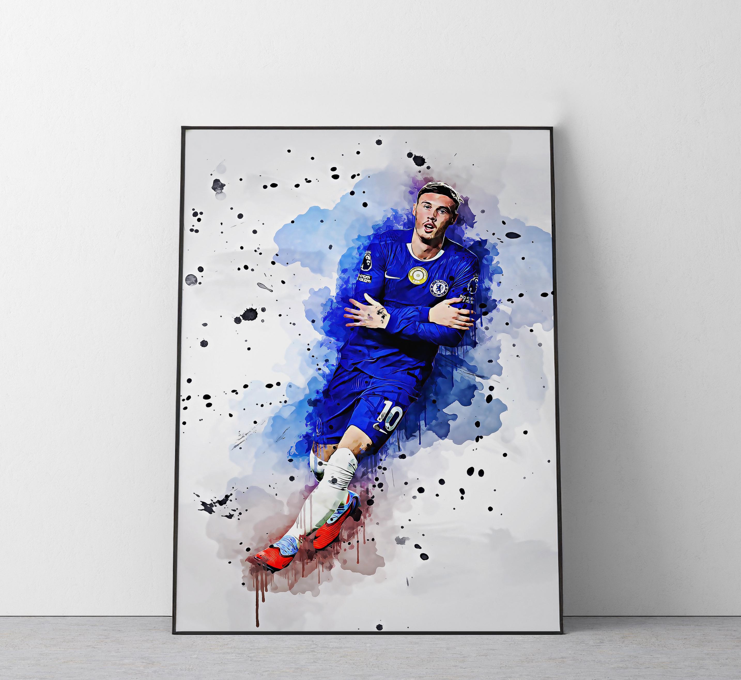 Cole Palmer Football Wall Art Poster