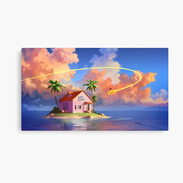 Kame House Goku Dragon Ball Canvas