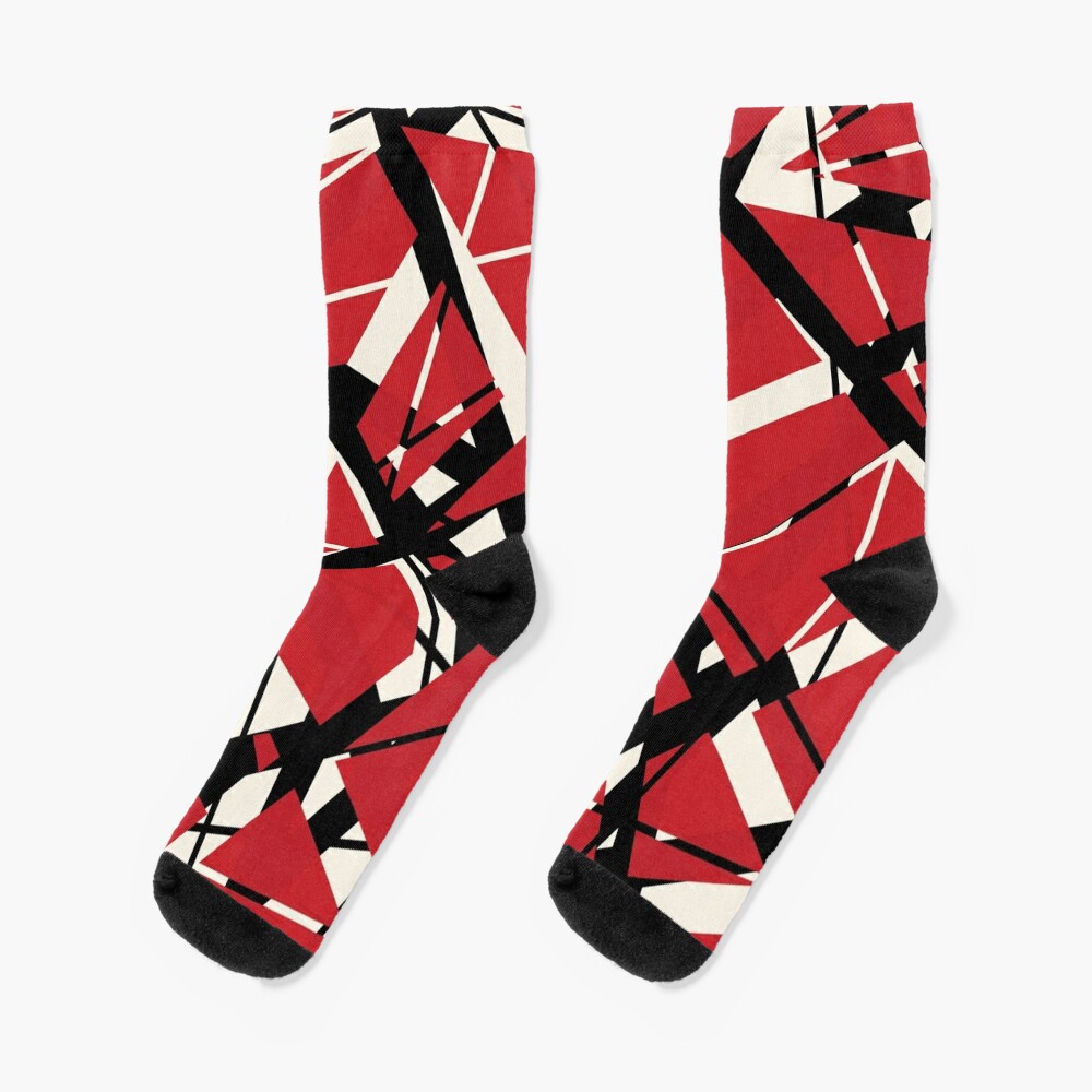 EVH: authentic stripes design (red) Socks