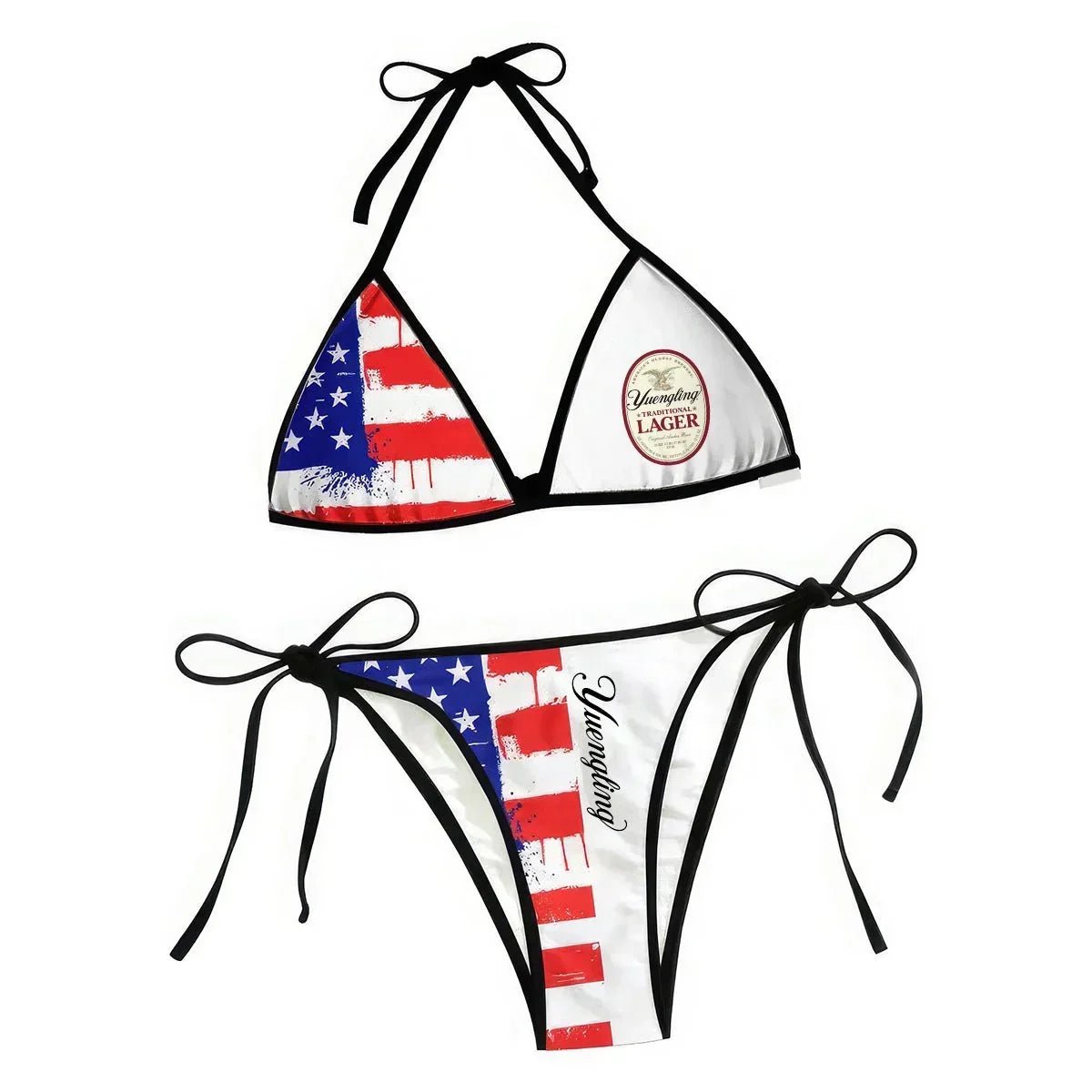 Yuengling American Flag Triangle Beach Bikini