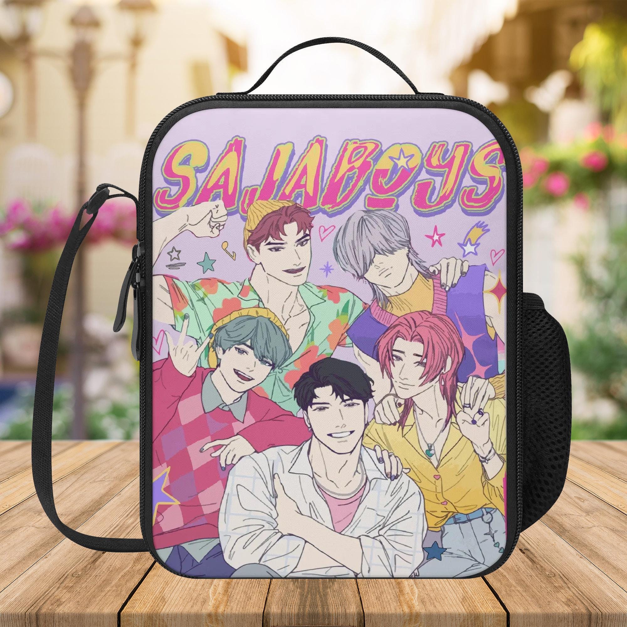 Saja Boys Boy Band Lunch Box Bag, Kpop Demon Hunters Lunch Bag, Saja Boys Demon Hunters Quality Keep Warm/Cold Lunch Bag