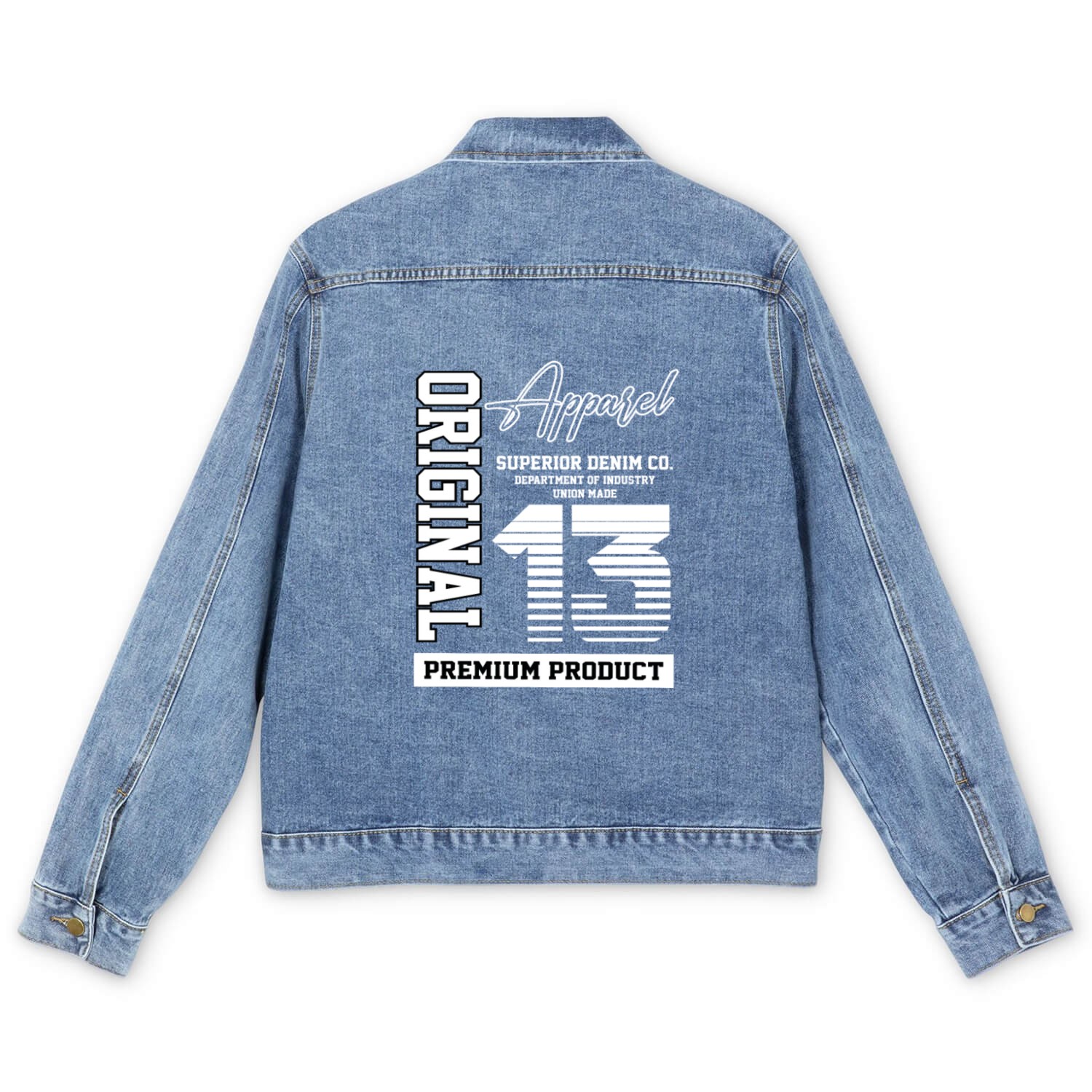 2013 Vintage Birthday Vintage Gift Retro Men's Denim Jackets
