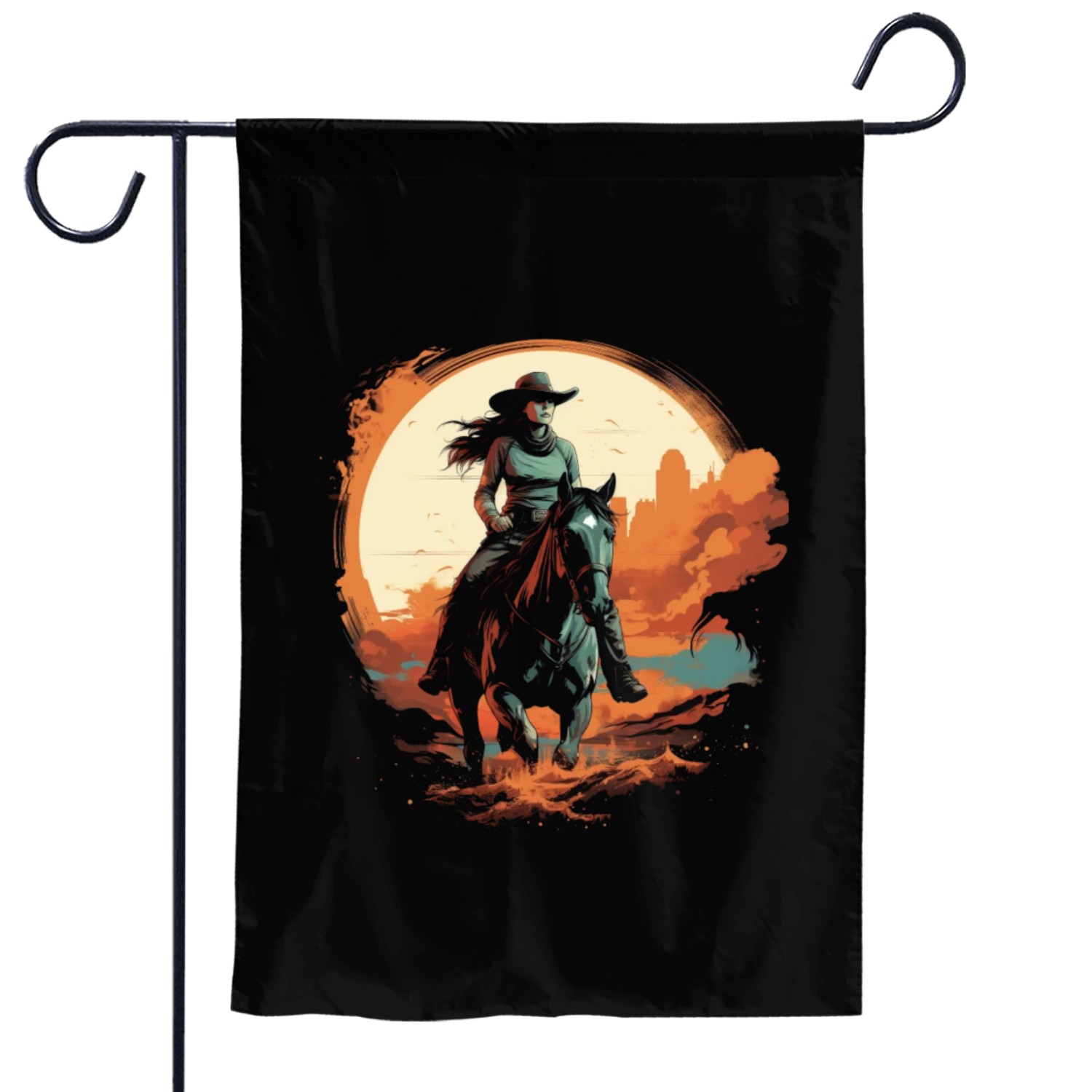 Riding with Confidence Garden Flags