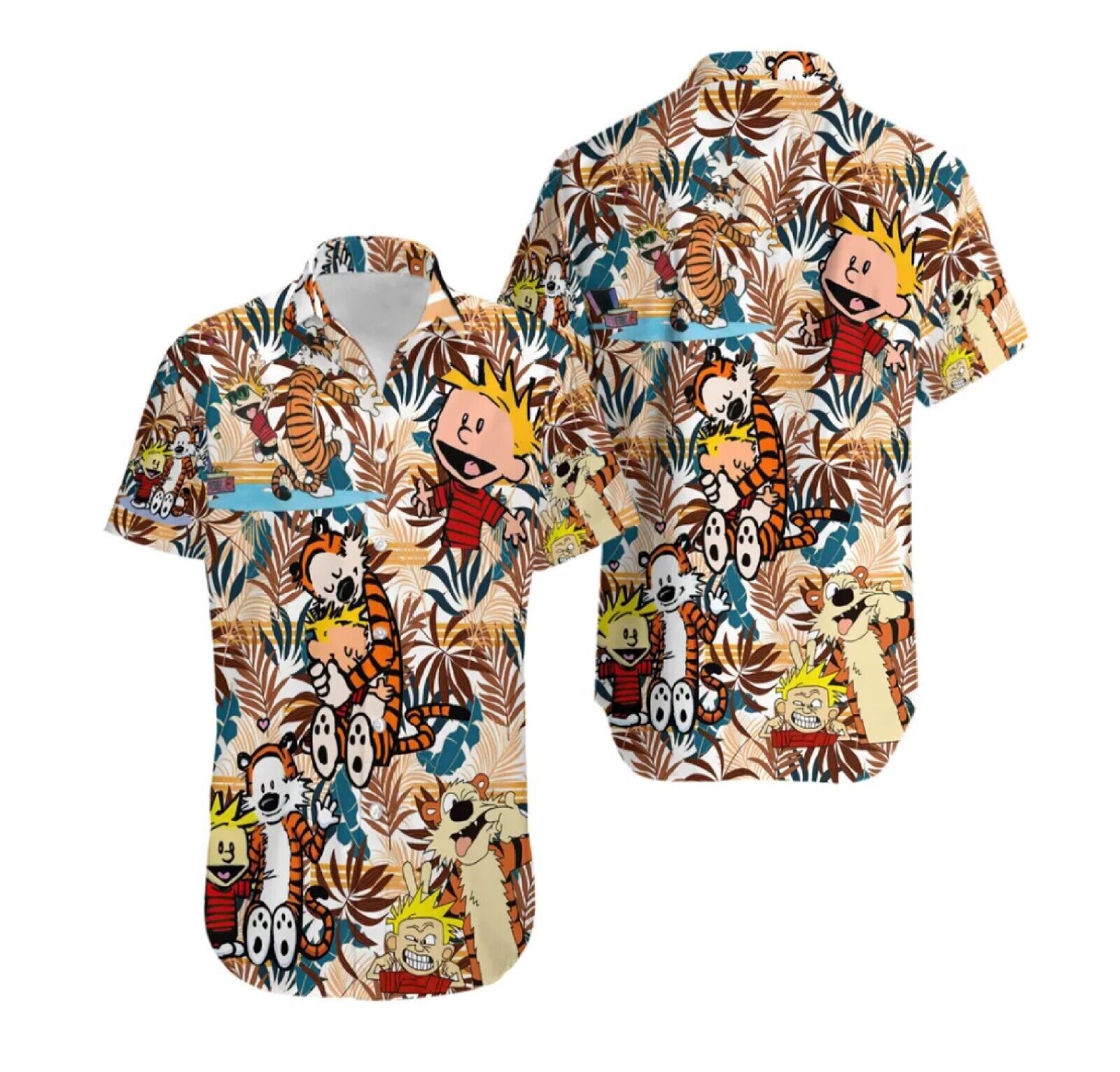 Calvin And Hobbes Hawaiian Shirt