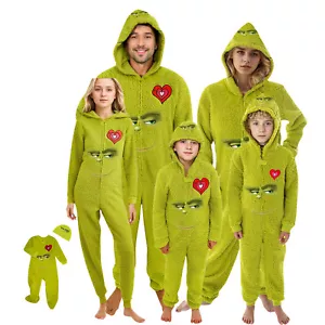 Funny Character Hooded Jumpsuit | Christmas Pajama Outfits | Family Matching Pajamas