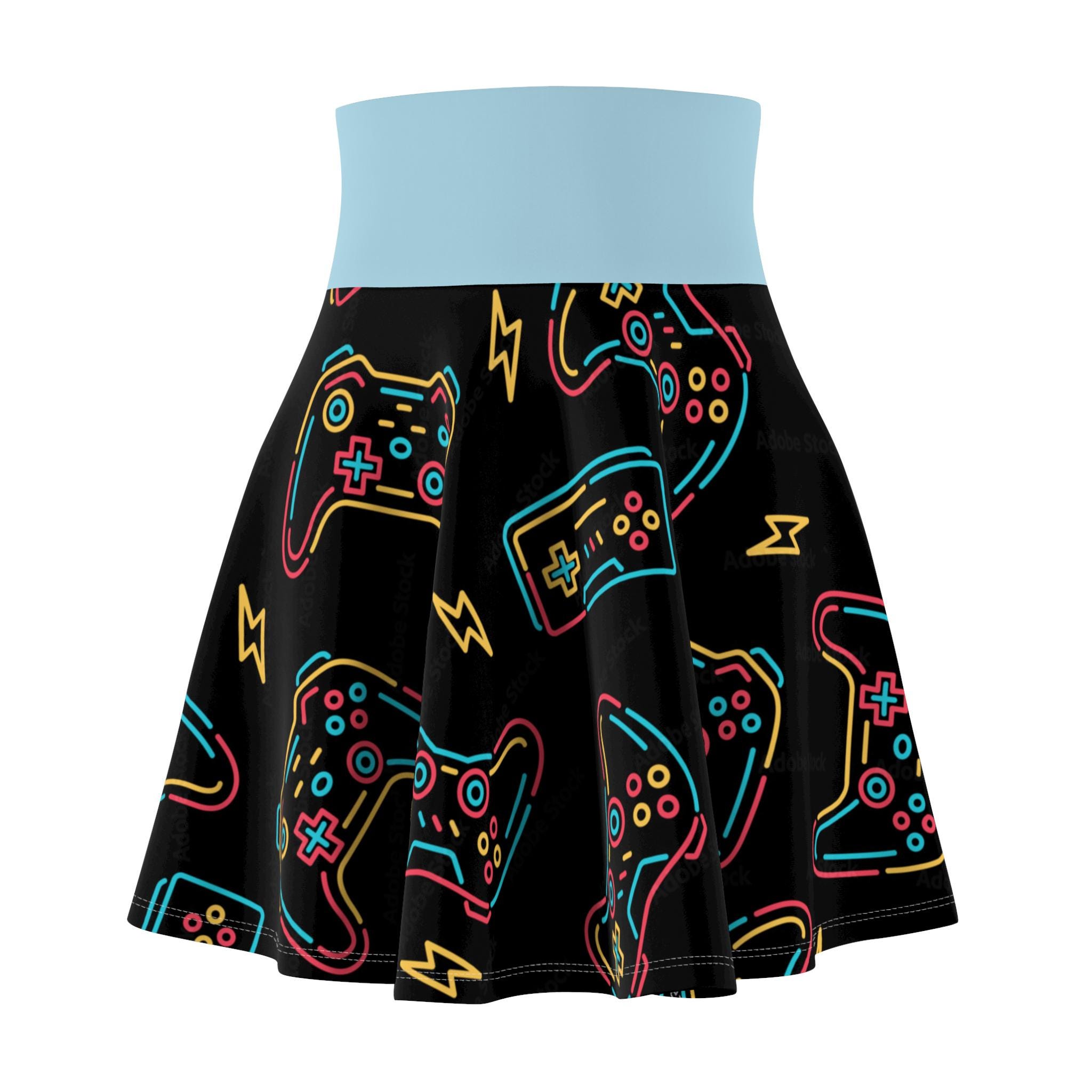 Gamer Women's Skater Skirt (AOP)