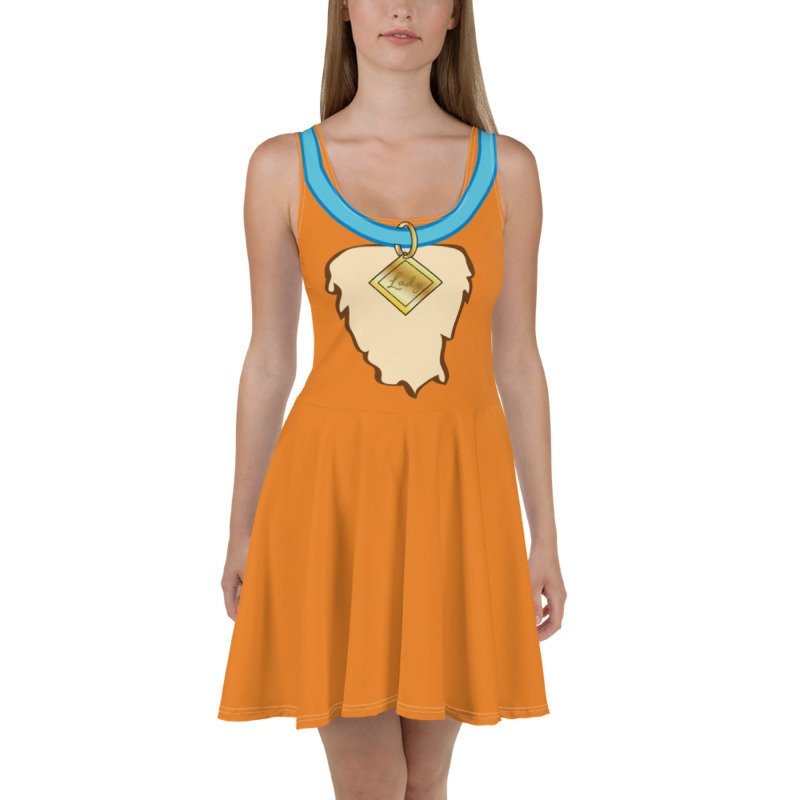 A Dog Named Lady Running Costume Skater Dress