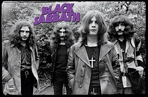 Black Sabbath Poster - Early Group Shot with Ozzy Osbourne