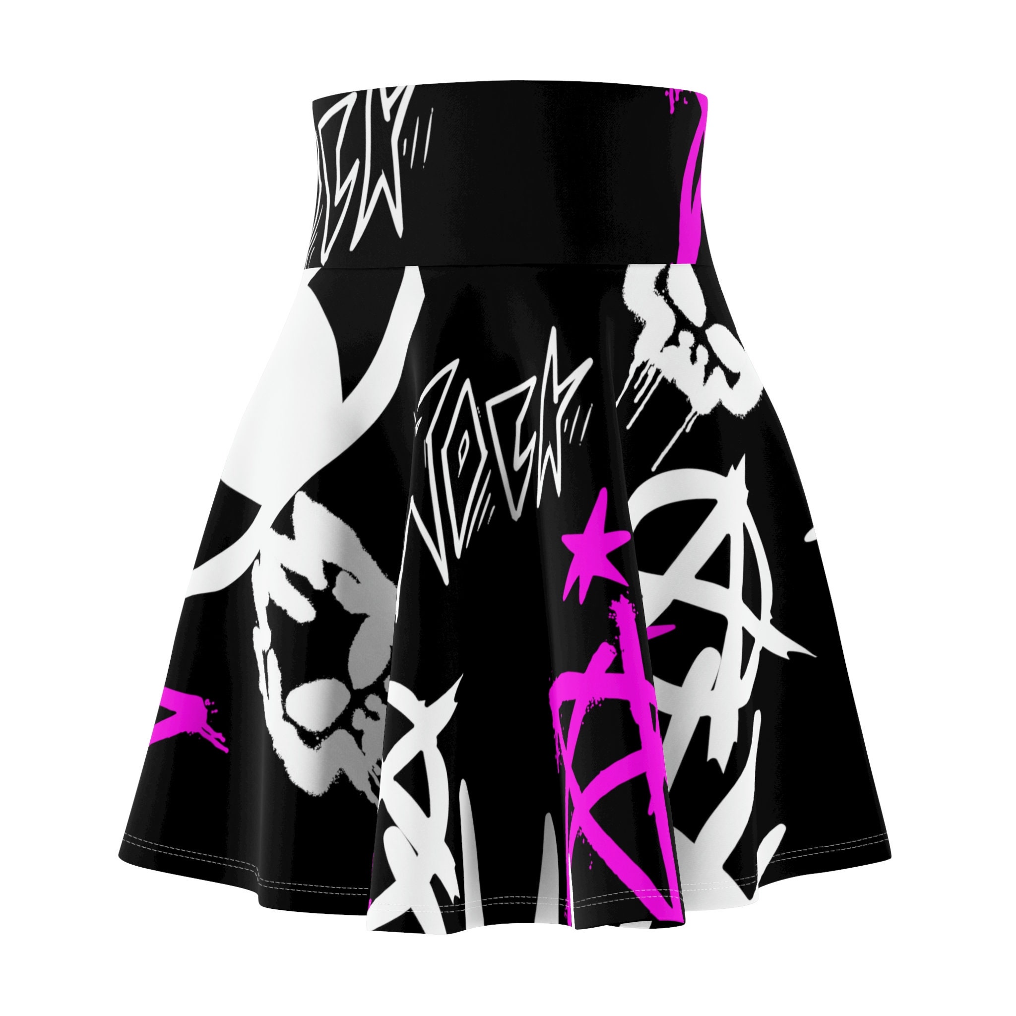 Punk design Women's Skater Skirt