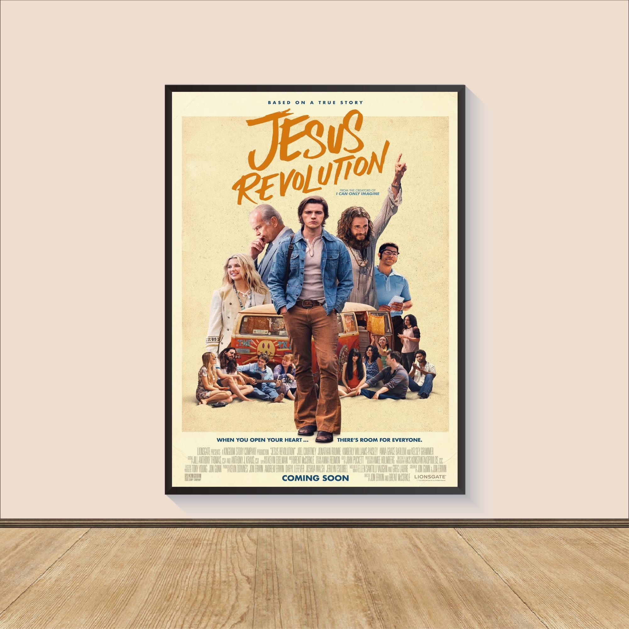 Jesus Revolution 2023 Movie Poster Print, Room Decor, Wall Art Print, Art Poster For Gift, Movie Print