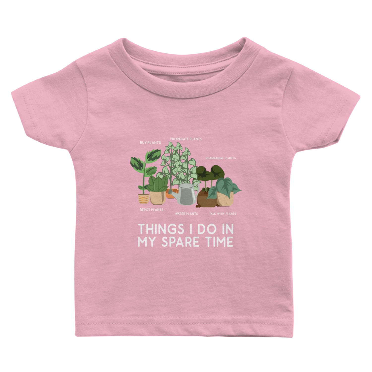 Plants Leisure Potted Plant Baby T Shirts