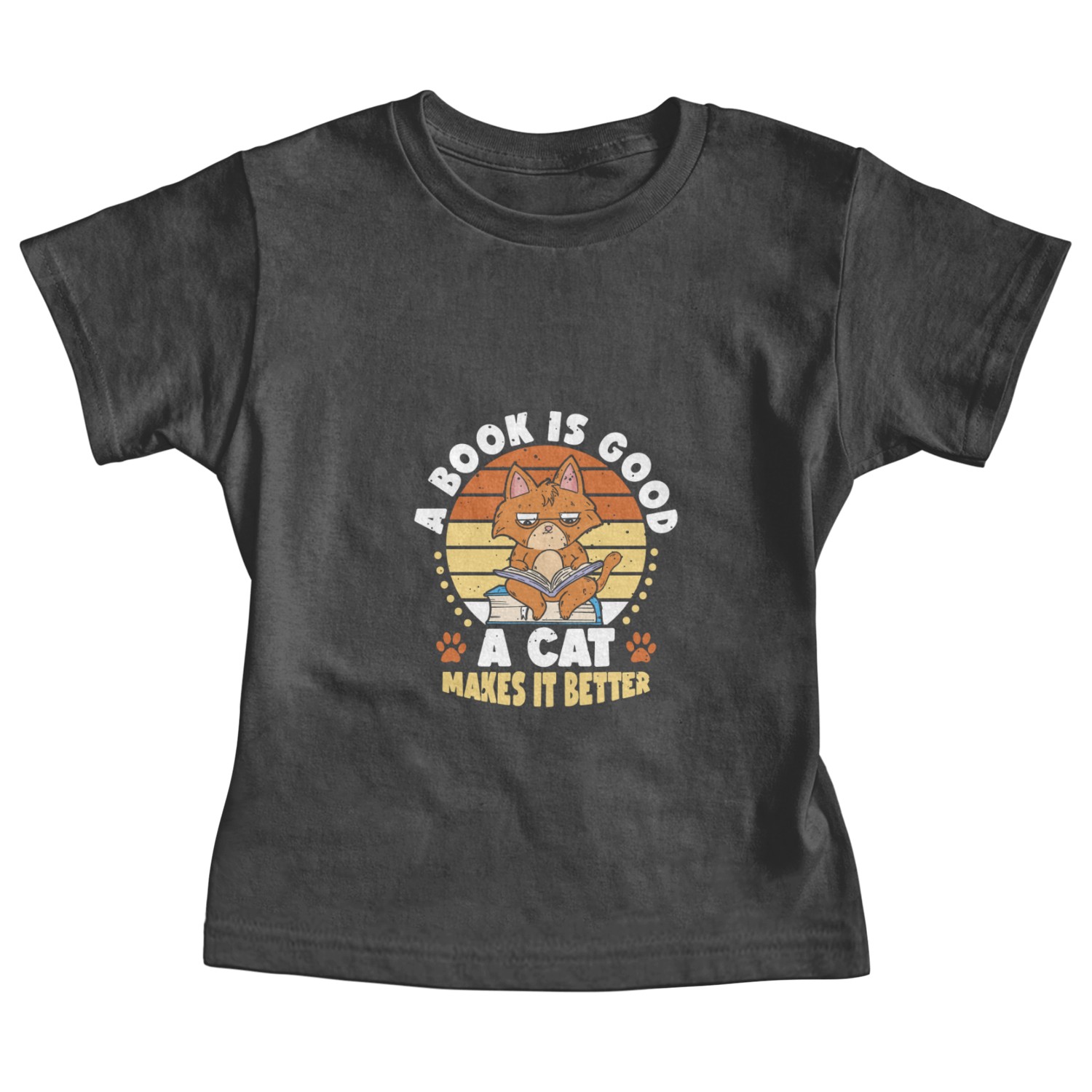 Book Is Good Cat Makes It Better | Anime Lover | Baby Tees