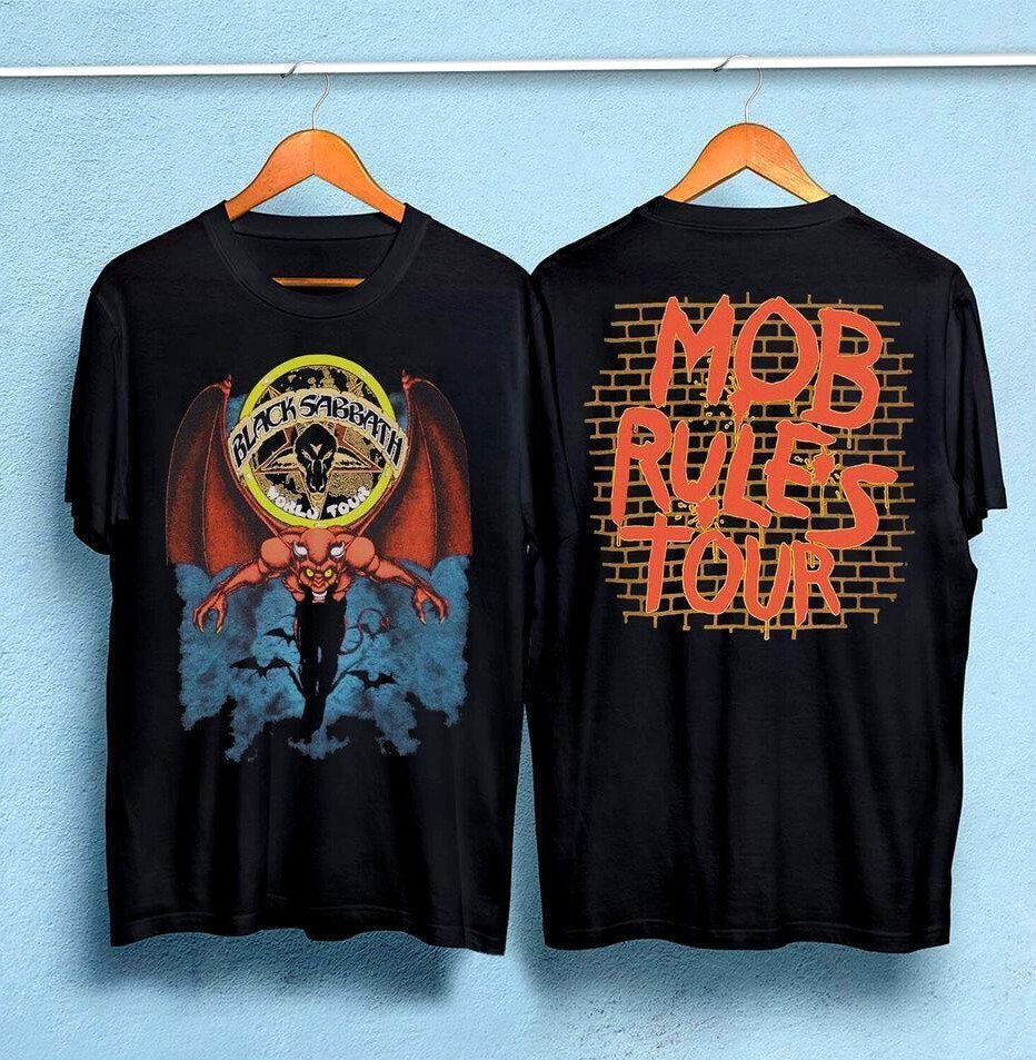 Vintage 1981 Black Sabbath Mob Rules Tour T-Shirt