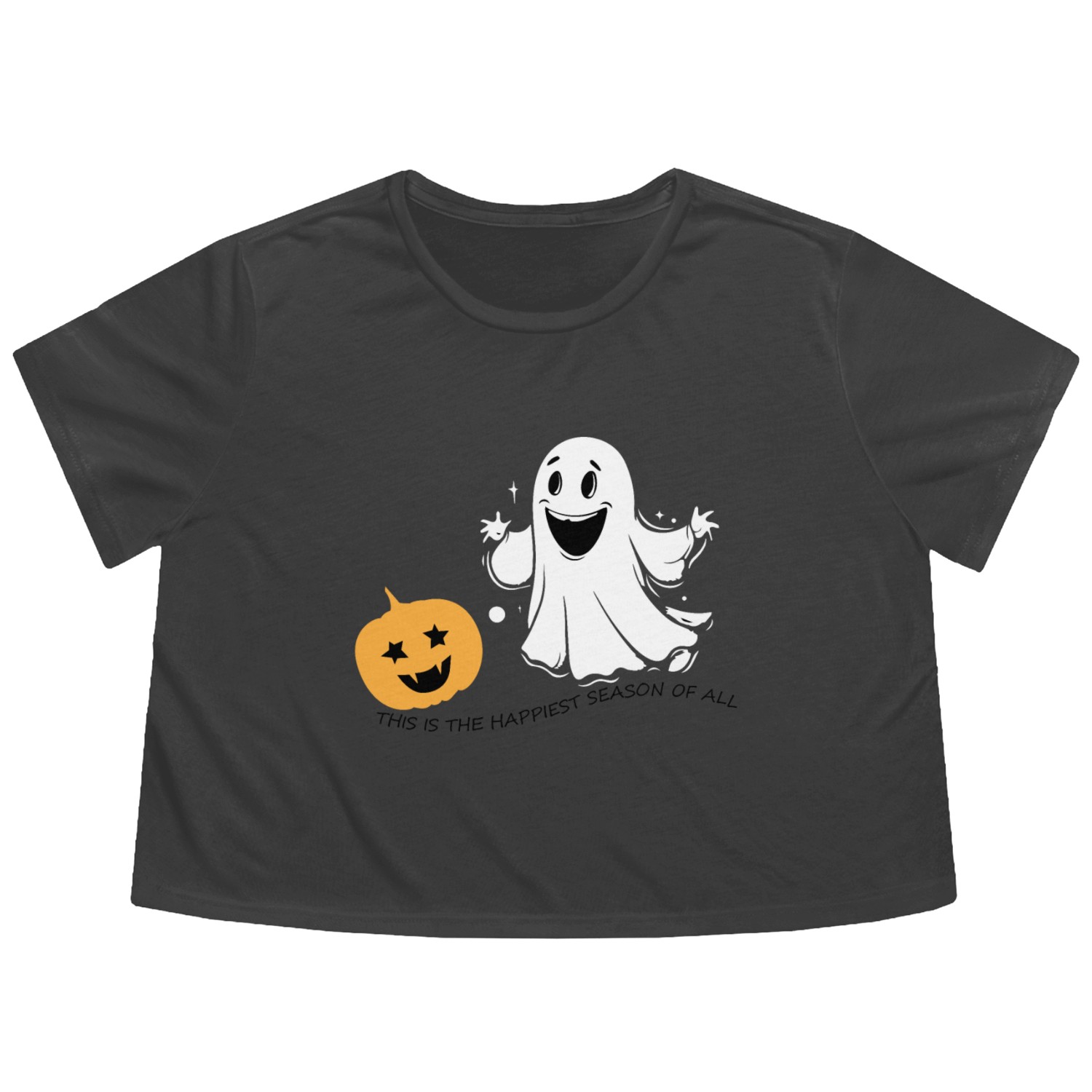 "This is the happiest season of all. Flowy Cropped Tees
