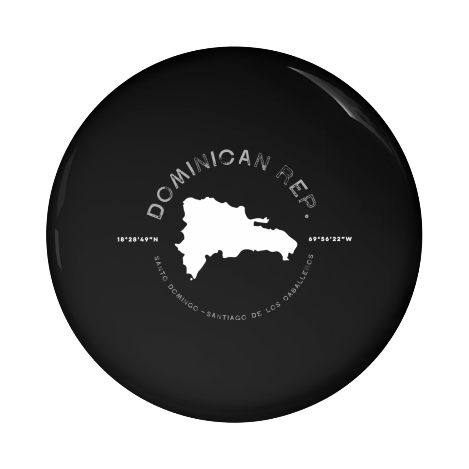 Domian Republic Santo Domingo Santiago Pin Buttons