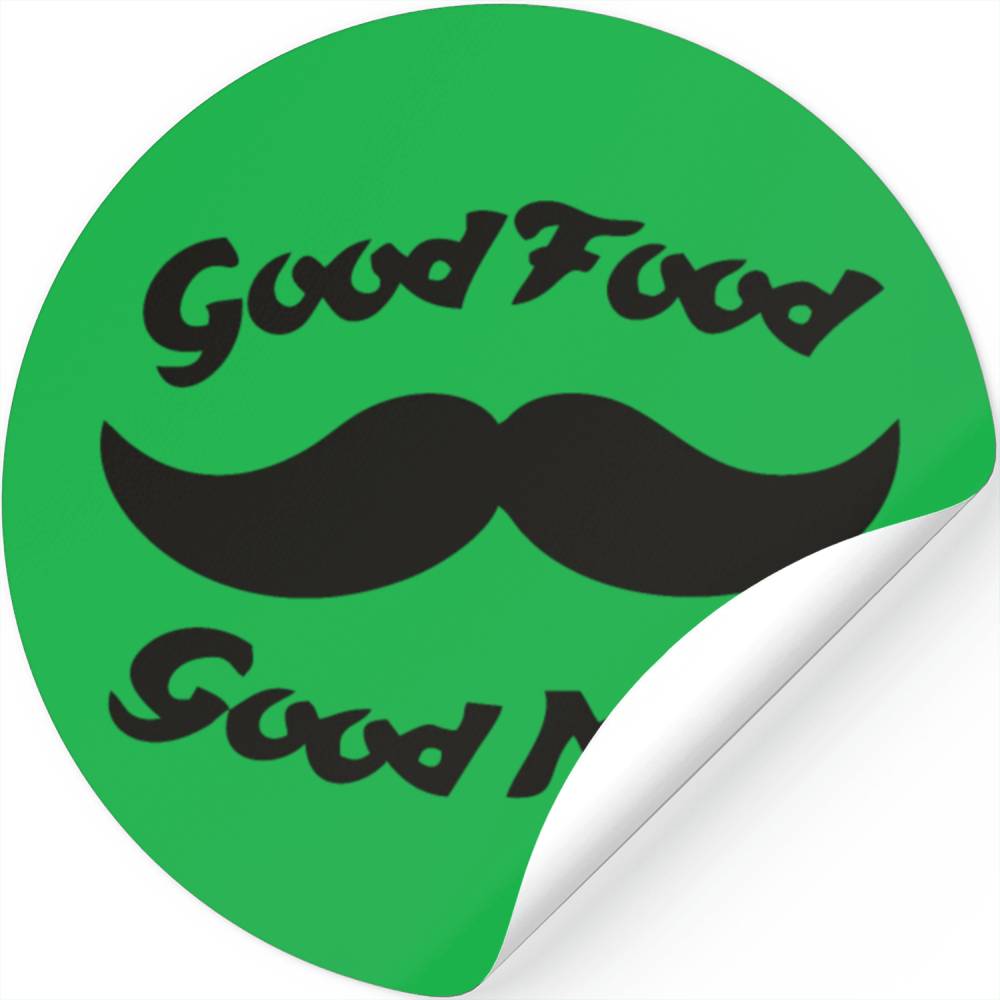 Good Food Good Mood Stickers