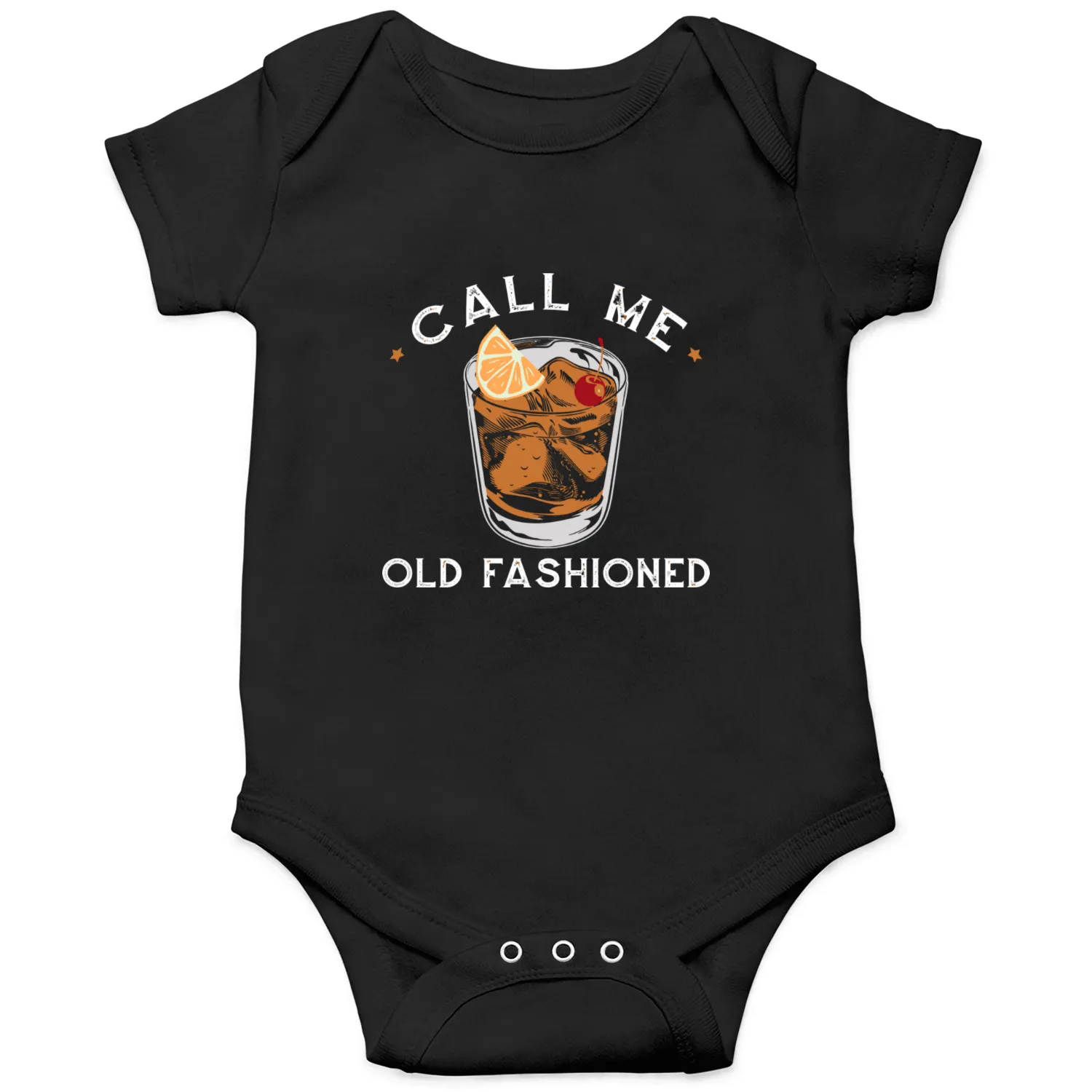 Call Me Old Fashioned Whiskey Drinking Onesies