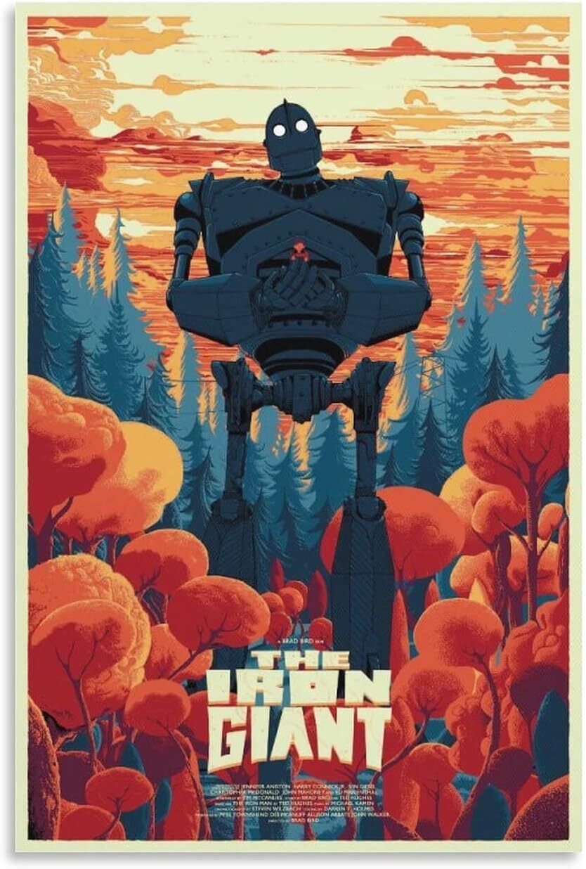 The Iron Giant Movie Poster Decorative Painting Canvas