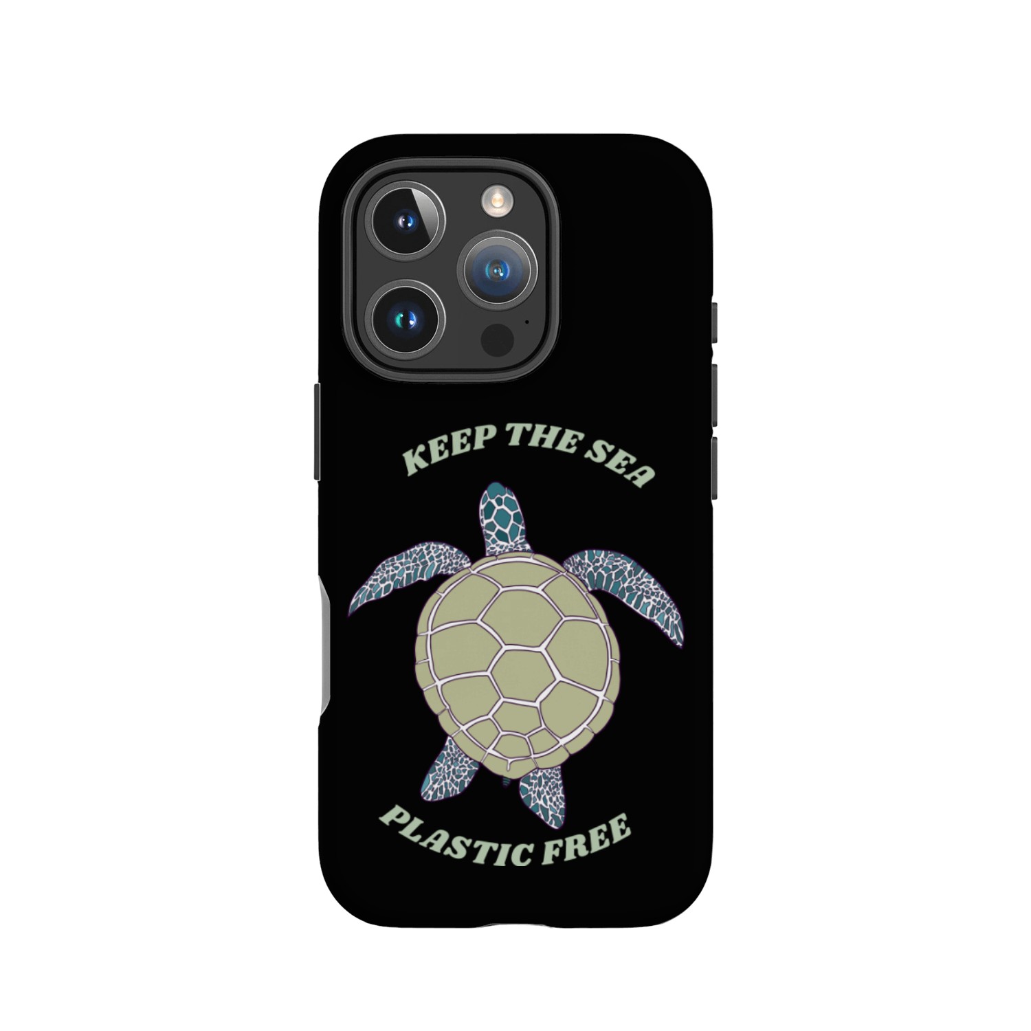 keep sea plastic free IPhone Cases