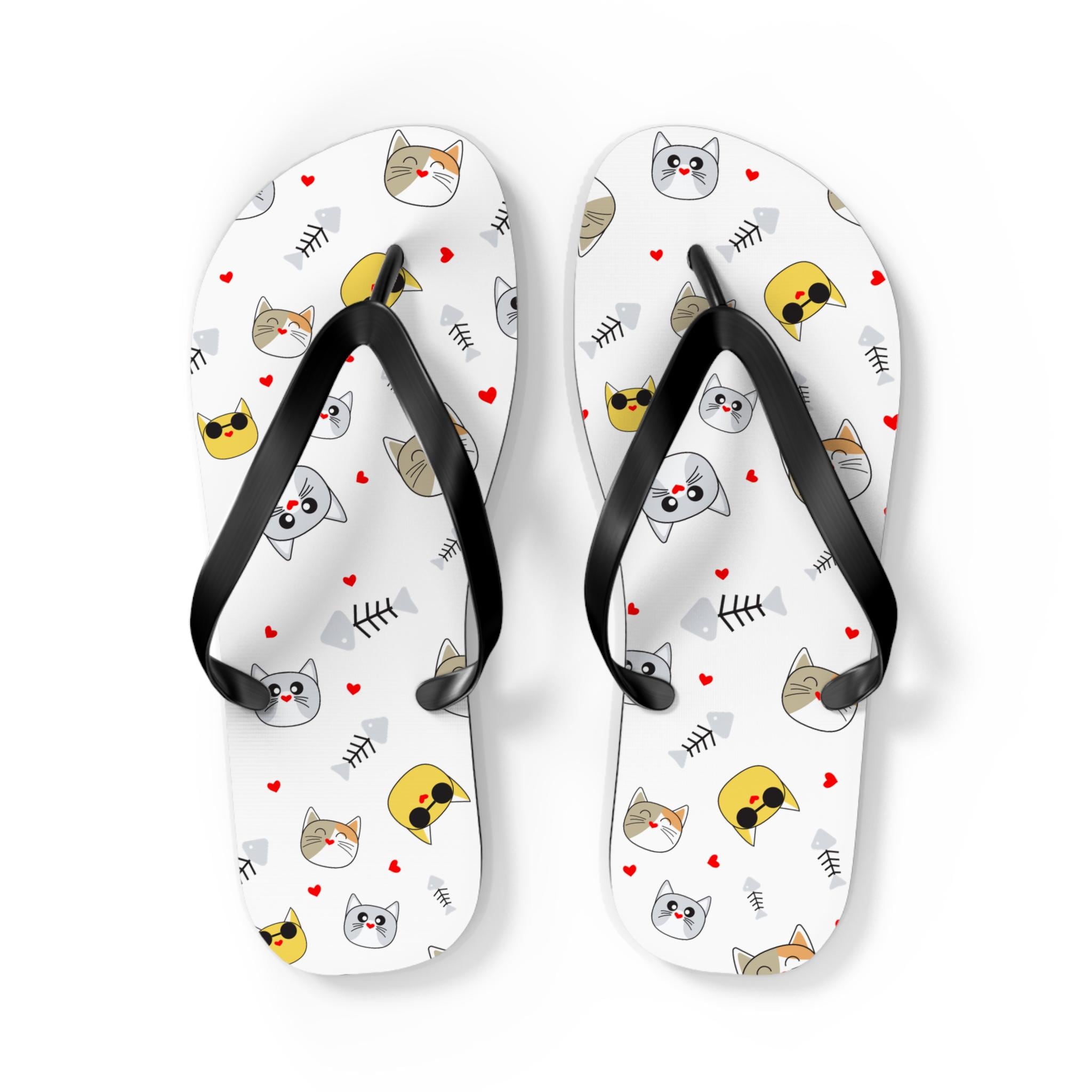 Cat Flip Flops for women sandals summer shoes