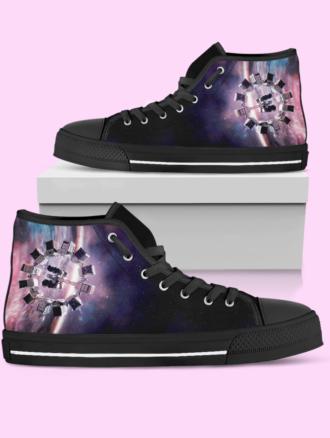 Interstellar High Top Shoes, Movie Sneakers for Women, Men