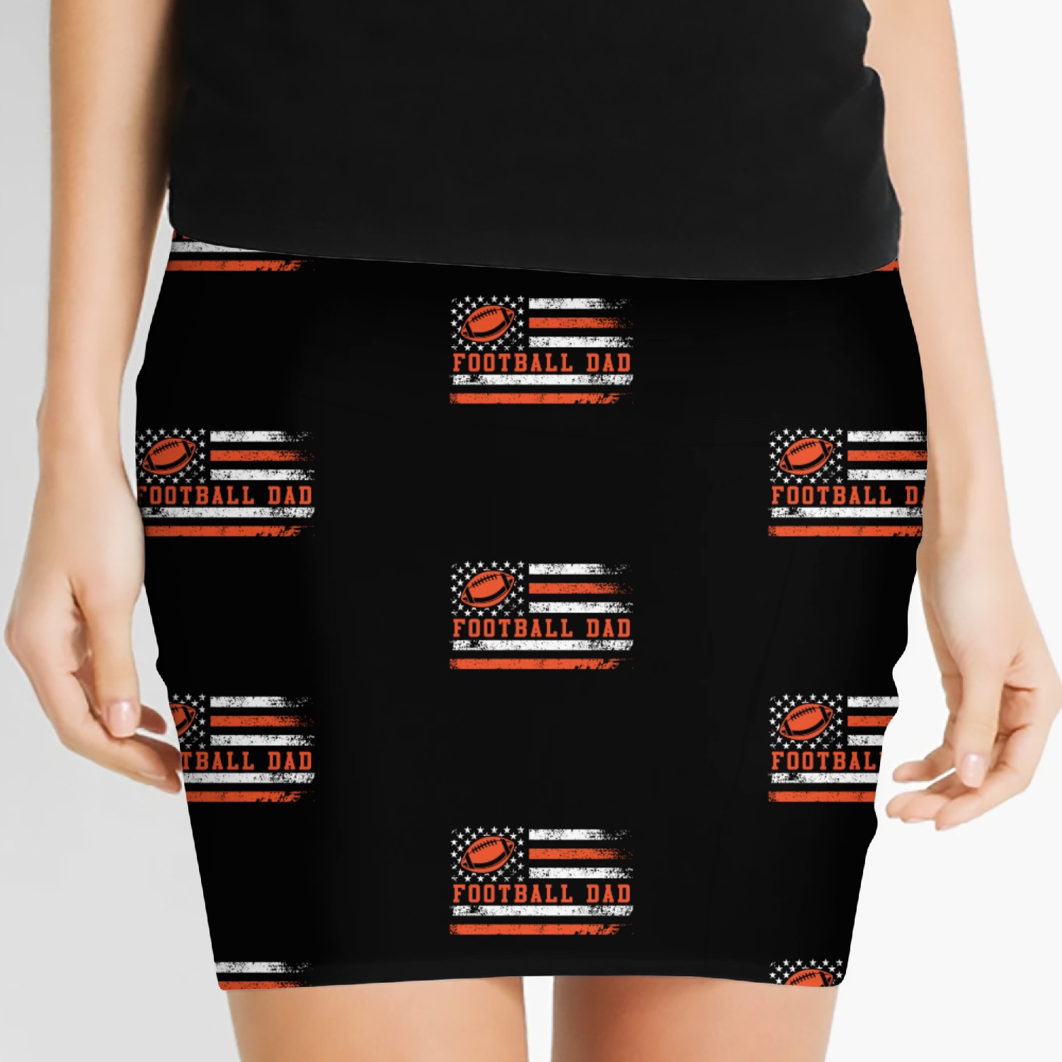 USA Patriot Football Dad Women's Mini Skirts