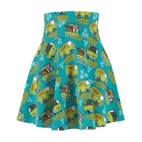 Scooby Doo Mystery Machine Women's Skater Skirt