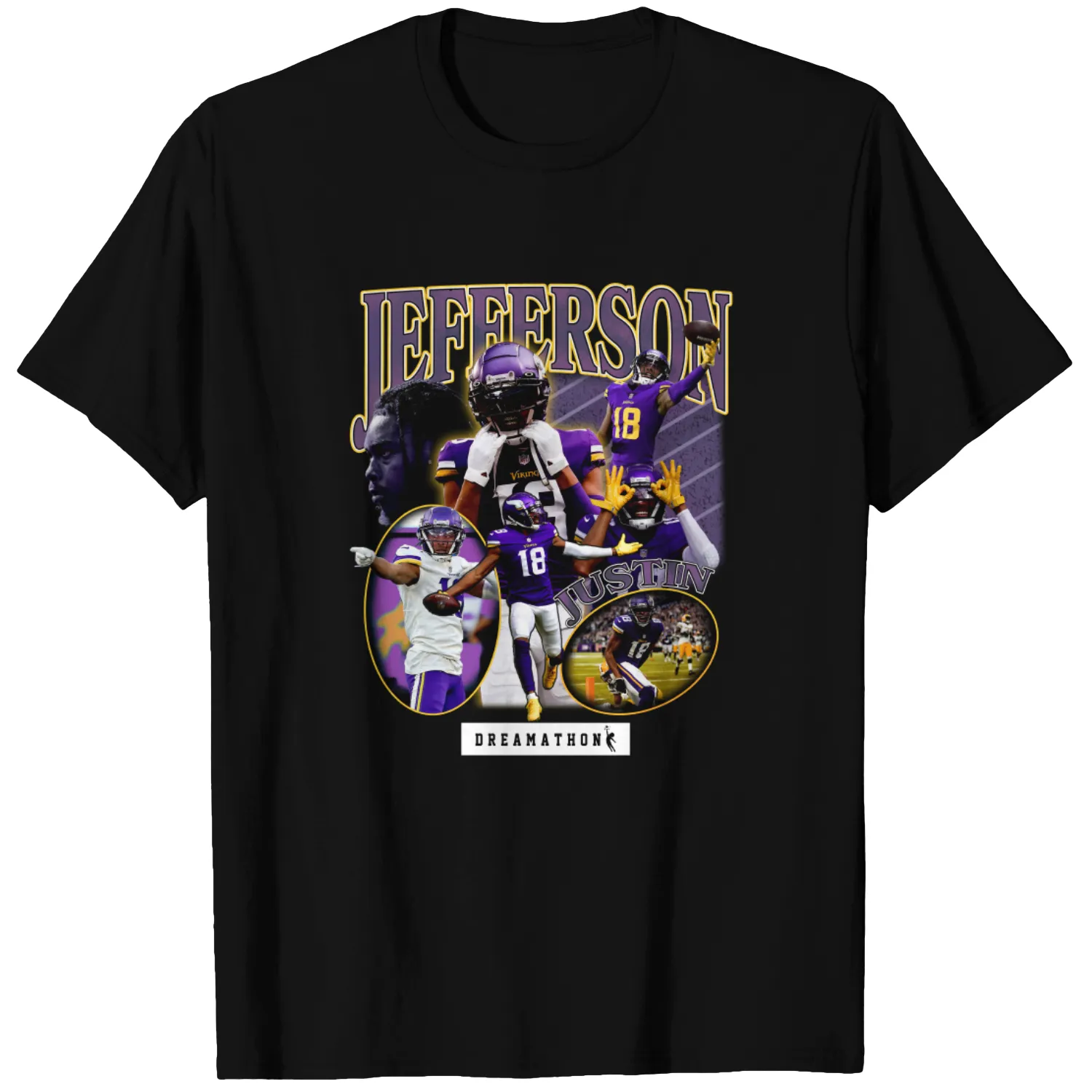 Justin Jefferson Dreams Shirt, Vintage Justin Jefferson T-shirt, Cameron Dantzler Justin Jefferson Shirt