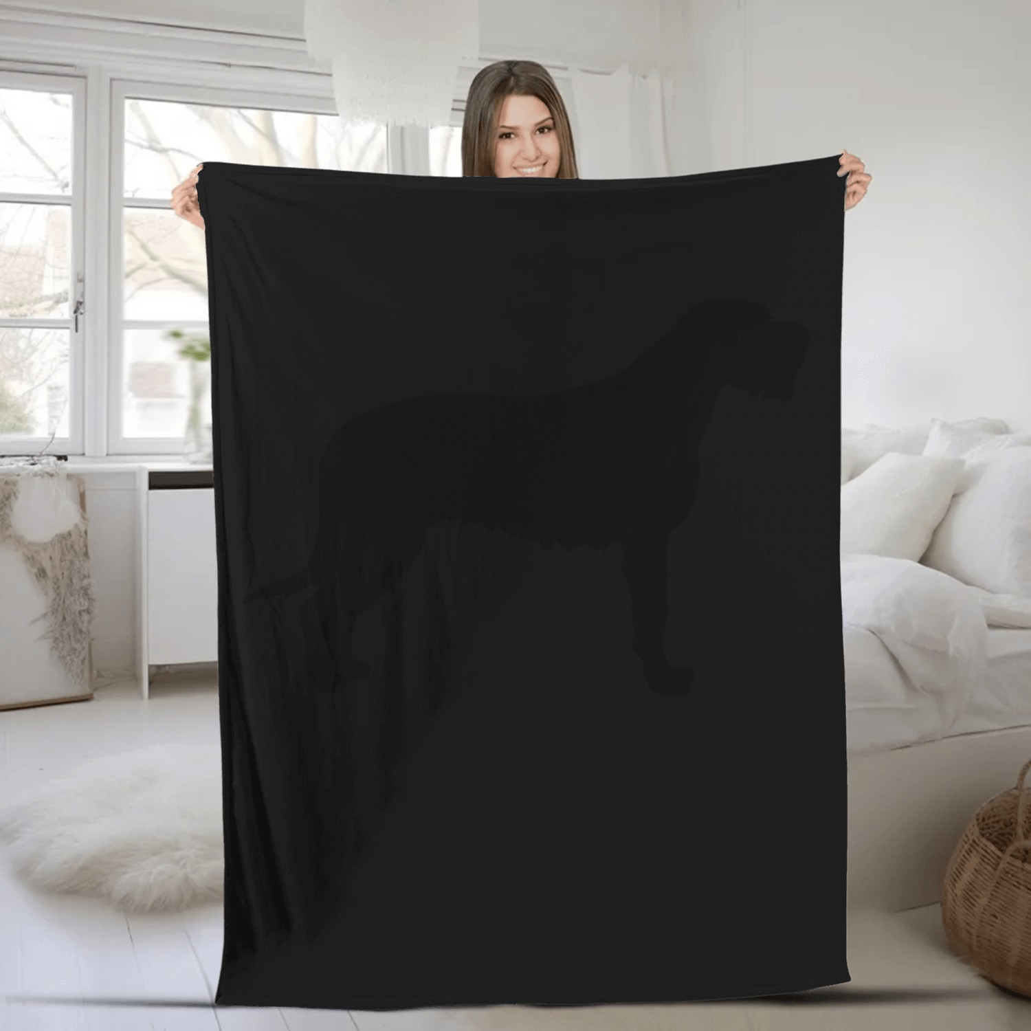Irish Wolfhound Fleece Blankets