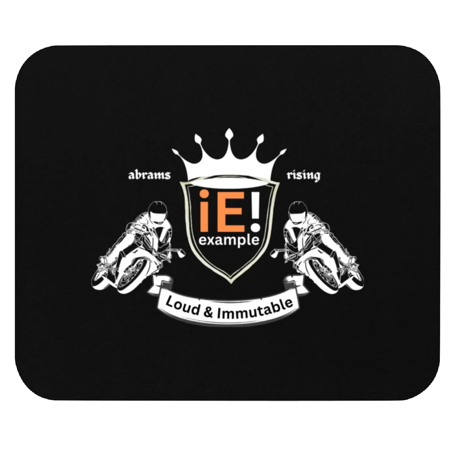 Loud and Immutable abrams rising Mouse Pads