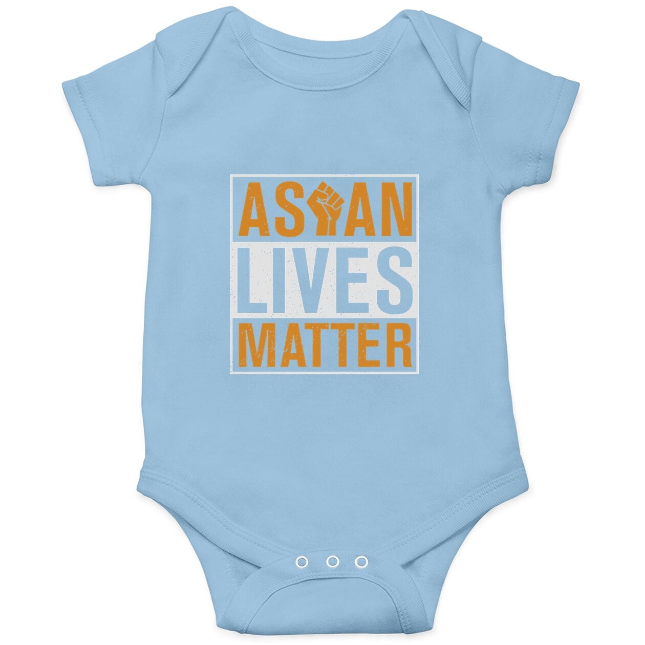 Stop Hate Asian Baby Bodysuit Asian Lives Matter