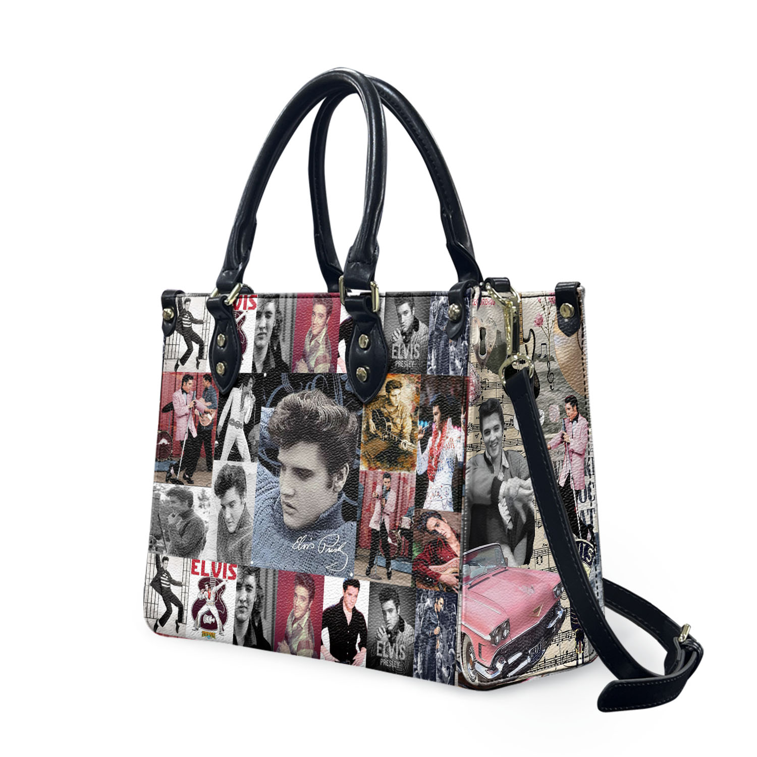 Elvis Presley Leather Bag Handbag, Elvis Presley Handbag, Elvis Presley Lover's Handbag, Woman Handbag
