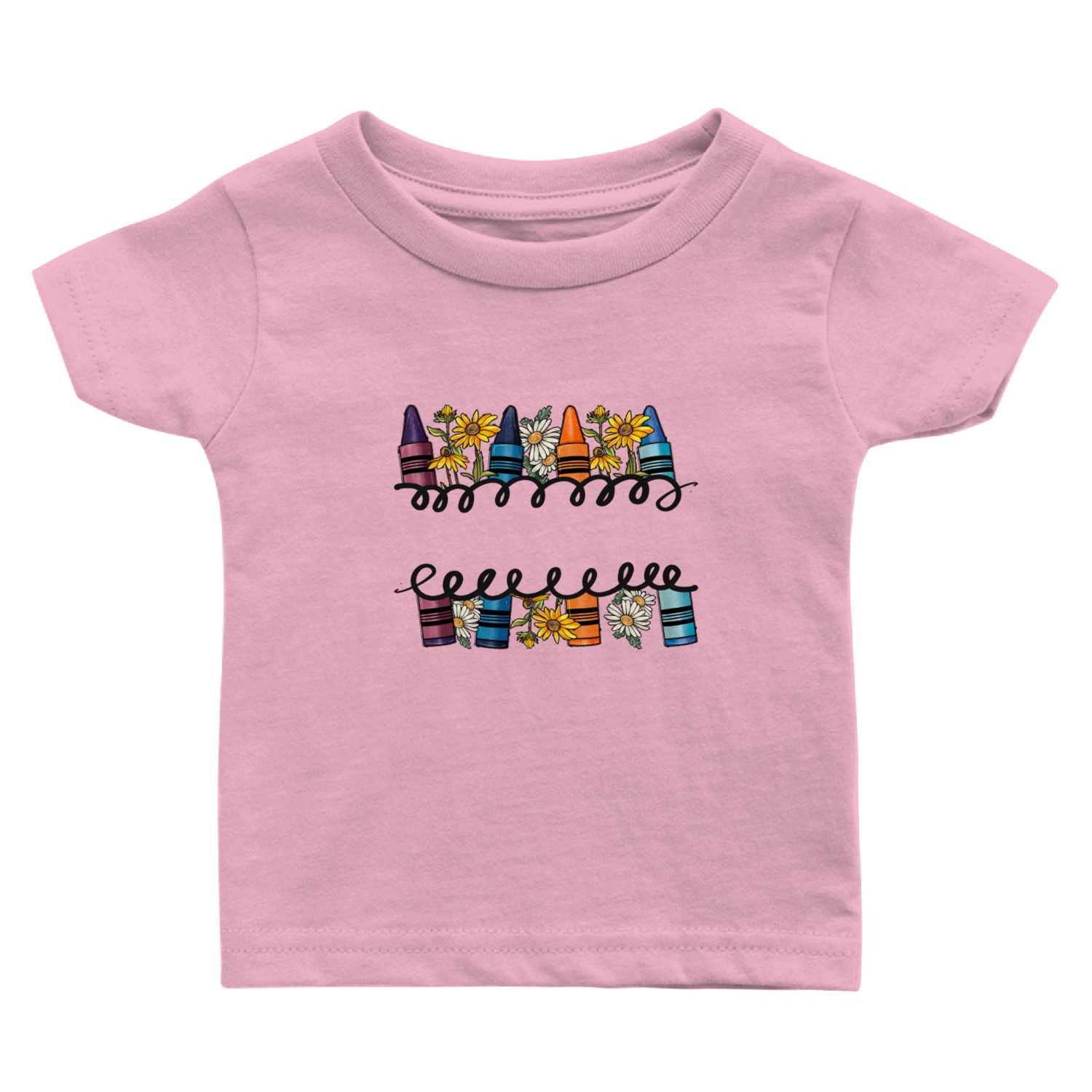 Crayons Baby T Shirts