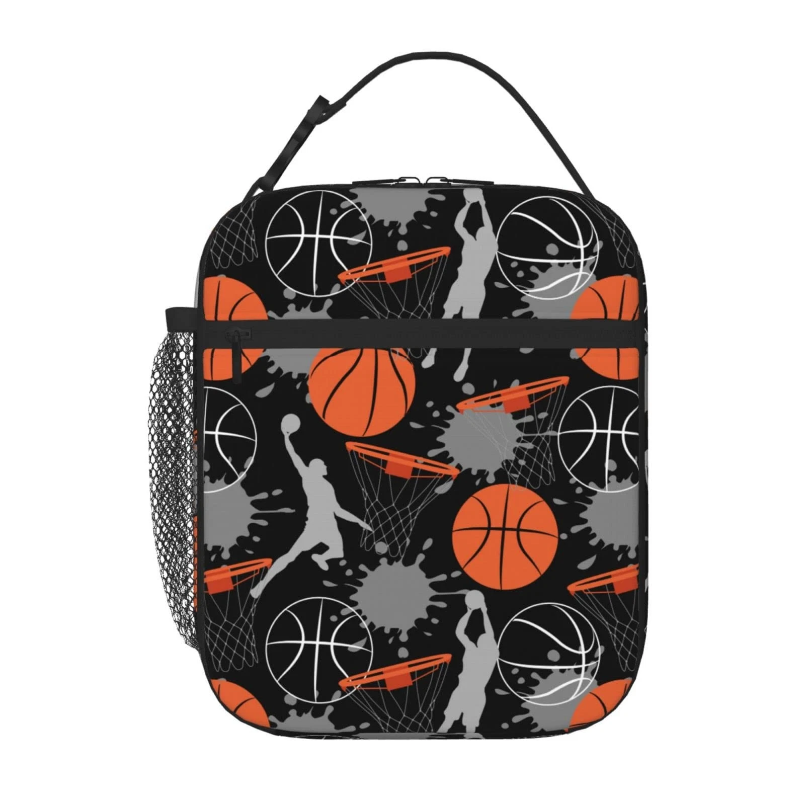 Basketball Lunch Bag for Kids Boys Girls